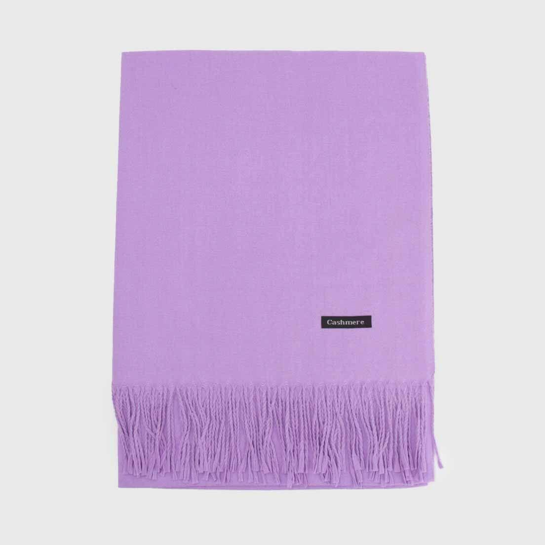 Bufanda cashmere peluda lila 00198LI-0