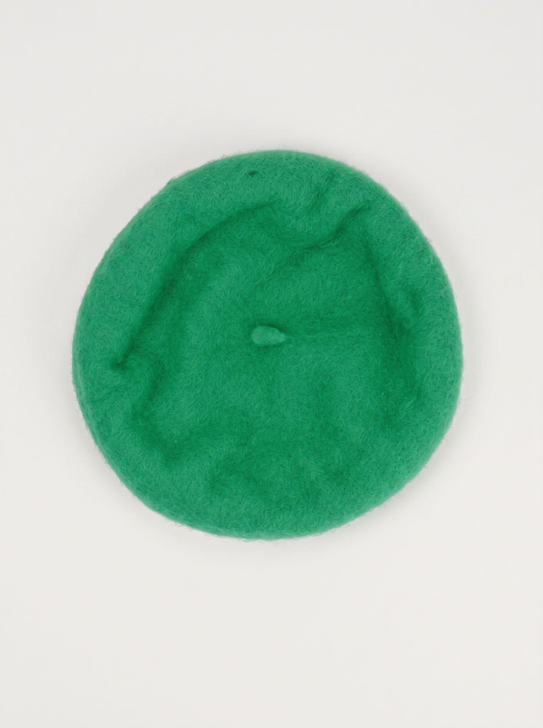 Boina mujer tipo parisina verde 006VE-0