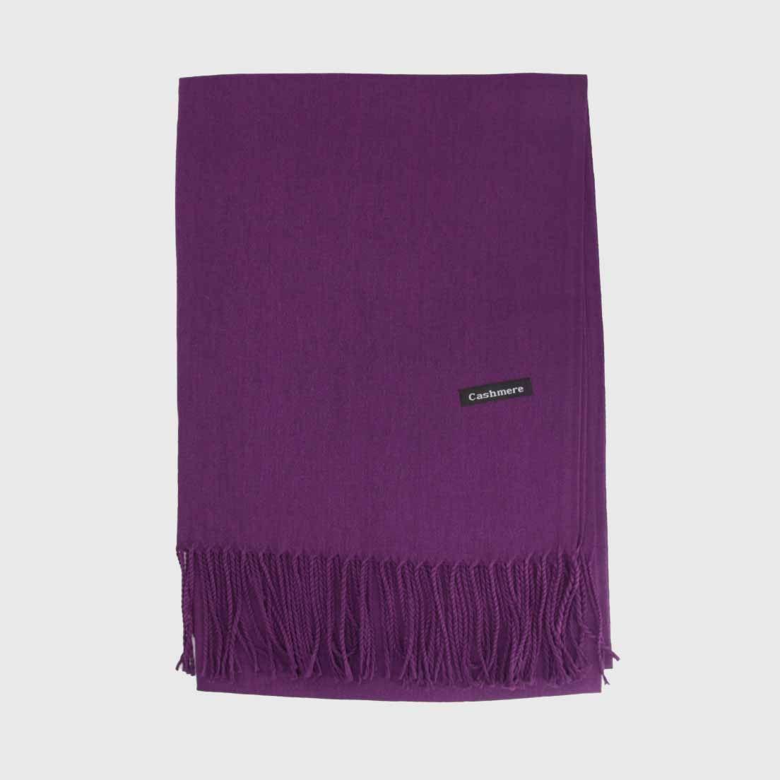 Bufanda cashmere delgada morado 0016MO-0