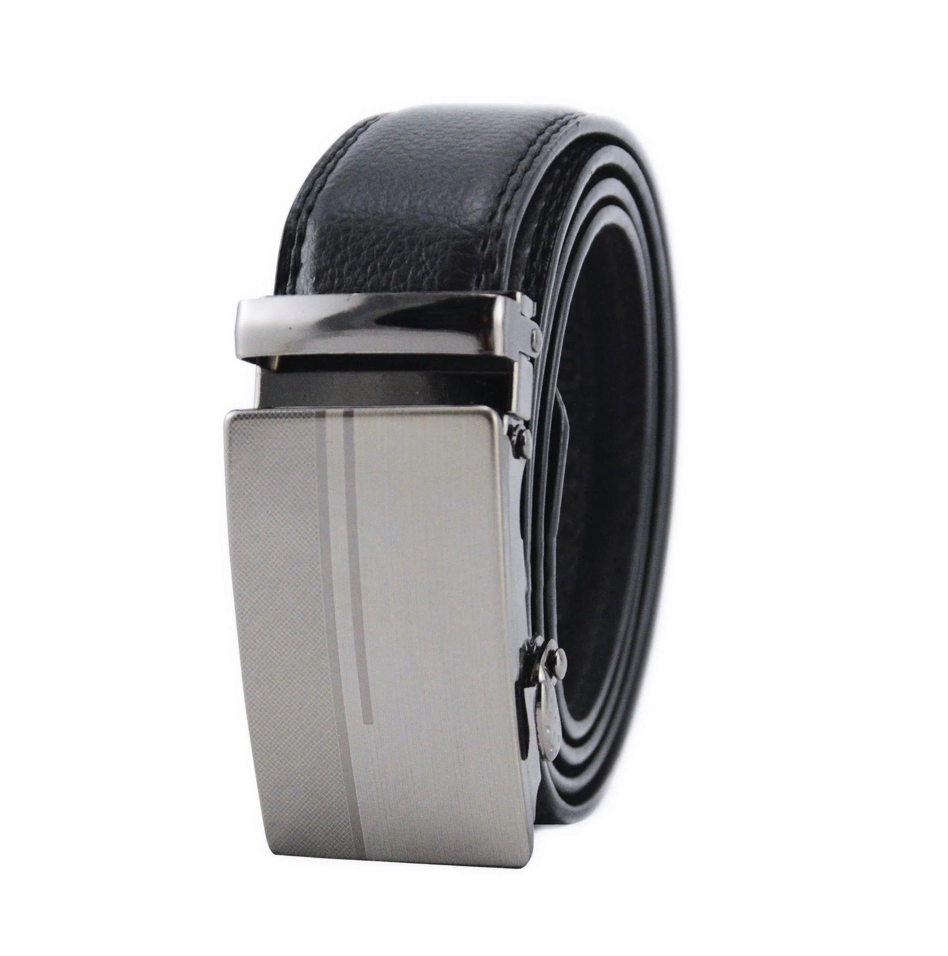 Cinturón de hombre negro automático 0108-1