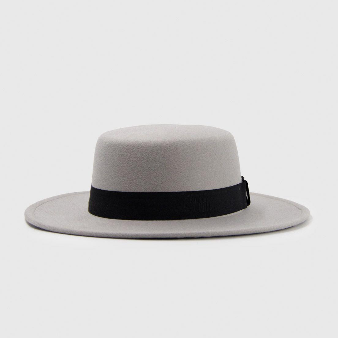 Sombrero español fieltro gris 0013GR-0