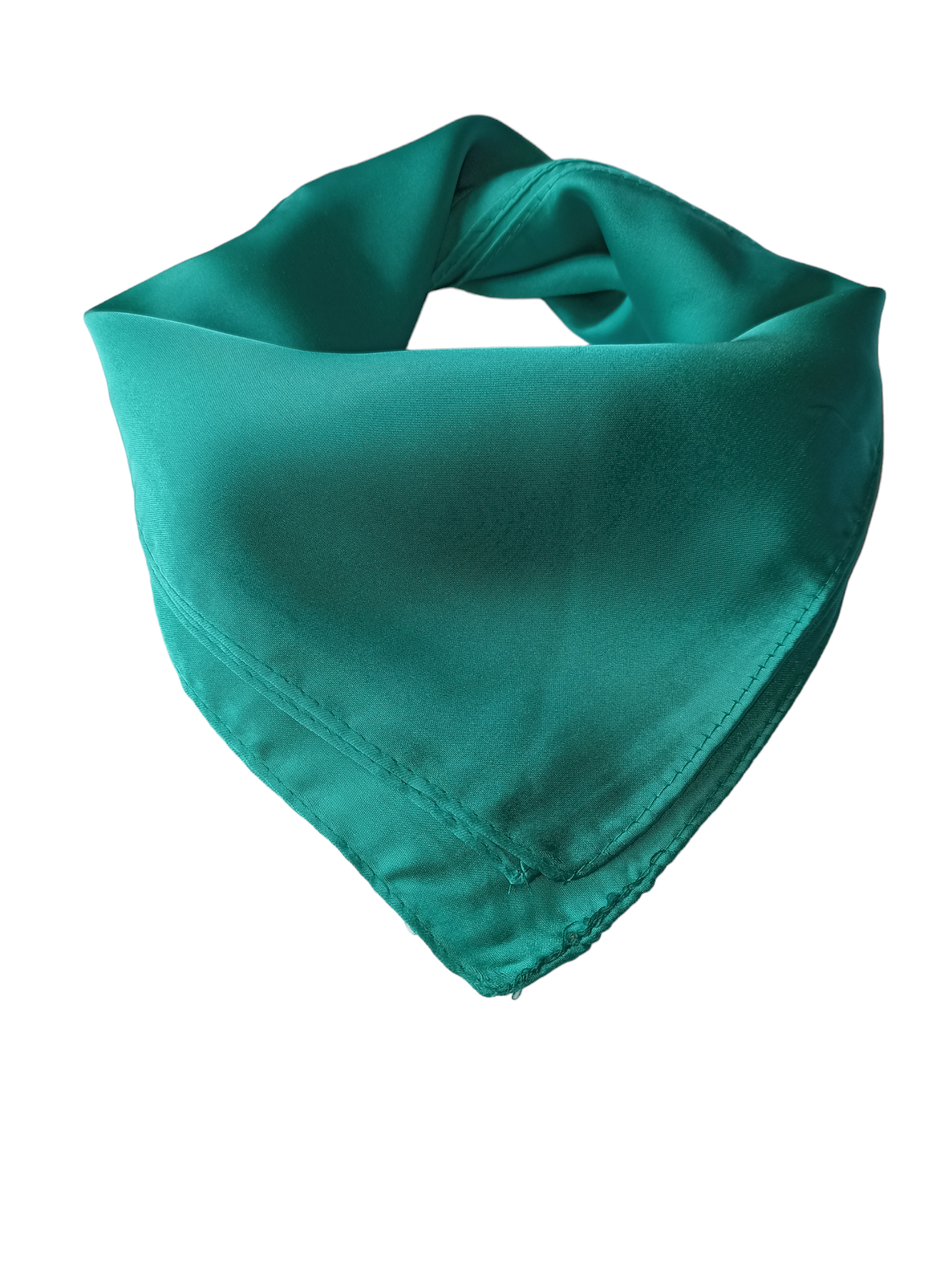 Pañuelo tipo seda color liso turquesa 0015TU-1
