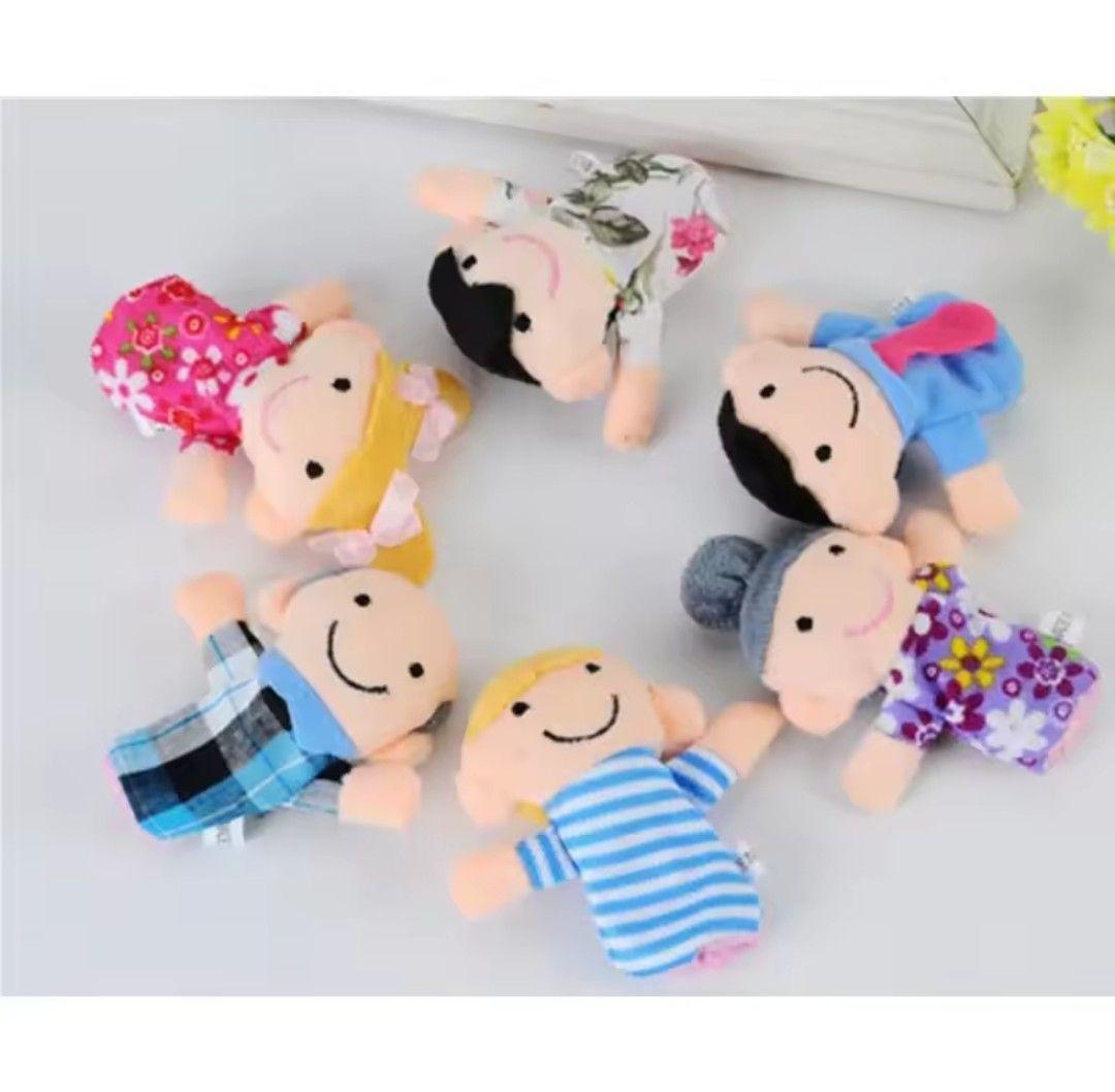 Títeres infantil para dedos 6 unidades familia 0037-4