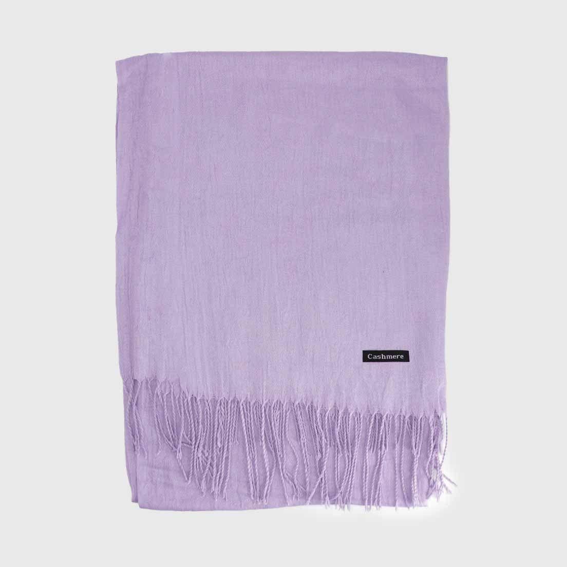 Bufanda cashmere delgada lila 0016LI-0
