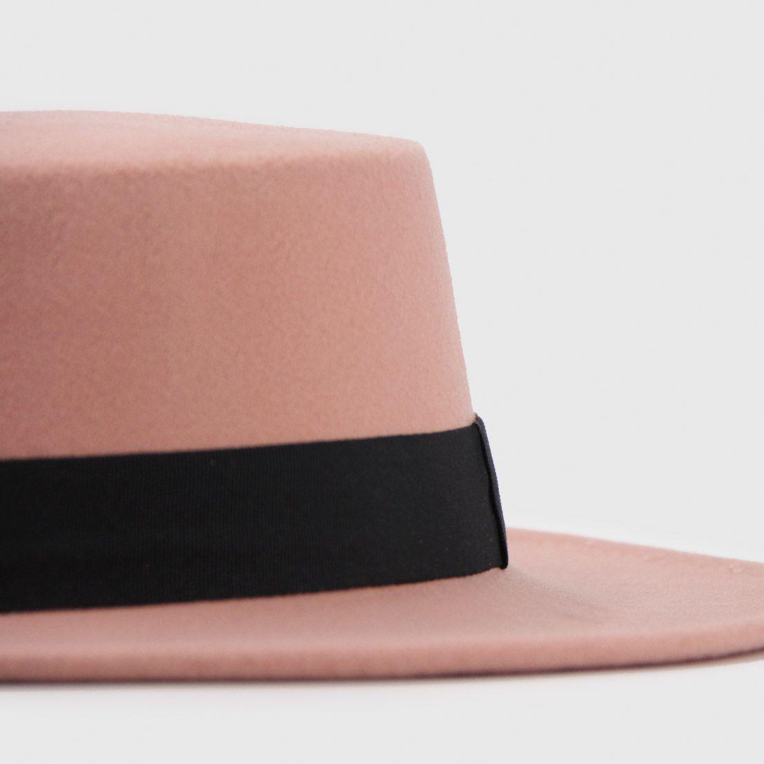 Sombrero español fieltro rosa 0013RS-2