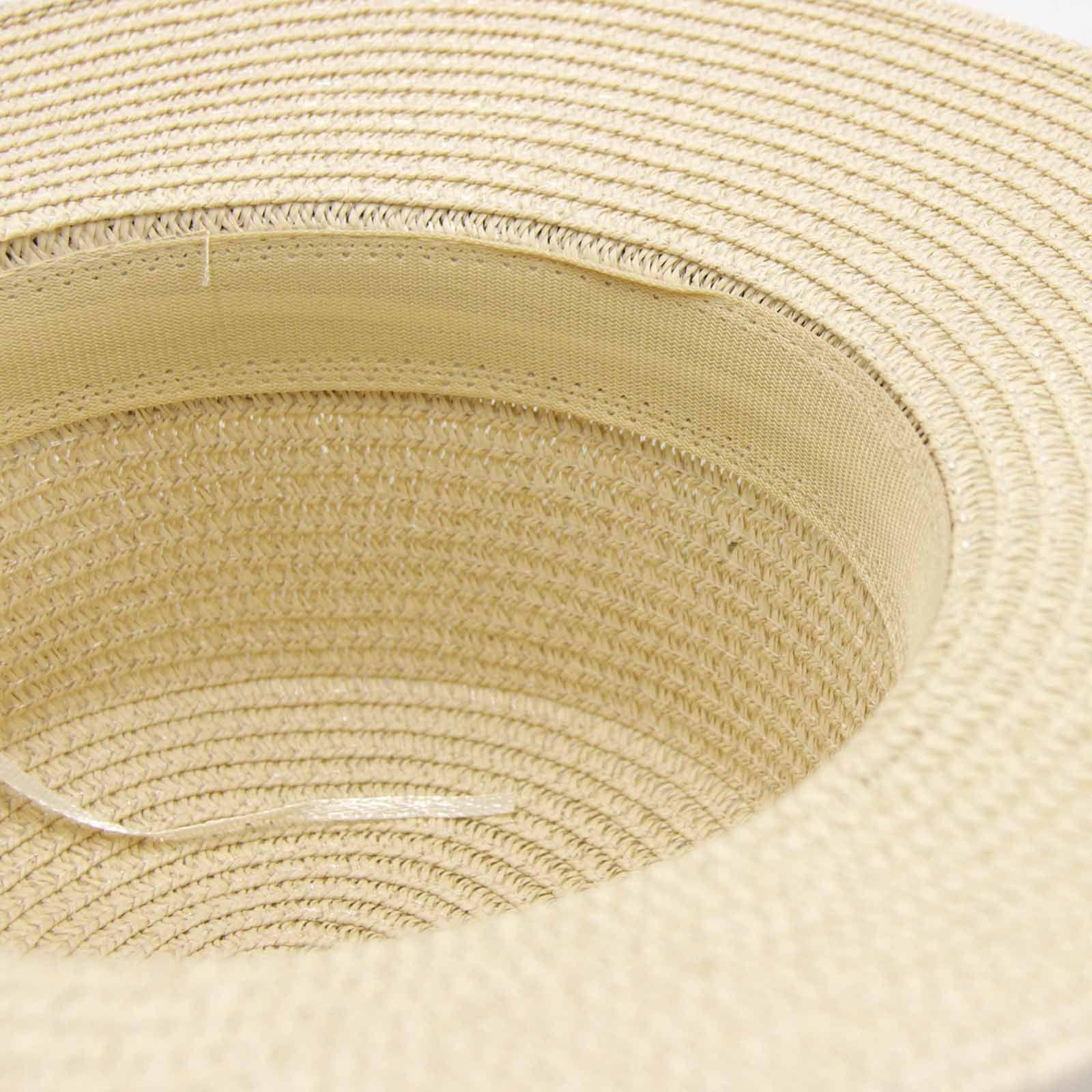 Sombrero rafia plano 0078-3