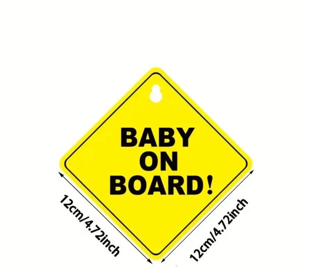 Señal letrero baby on board 00160-3