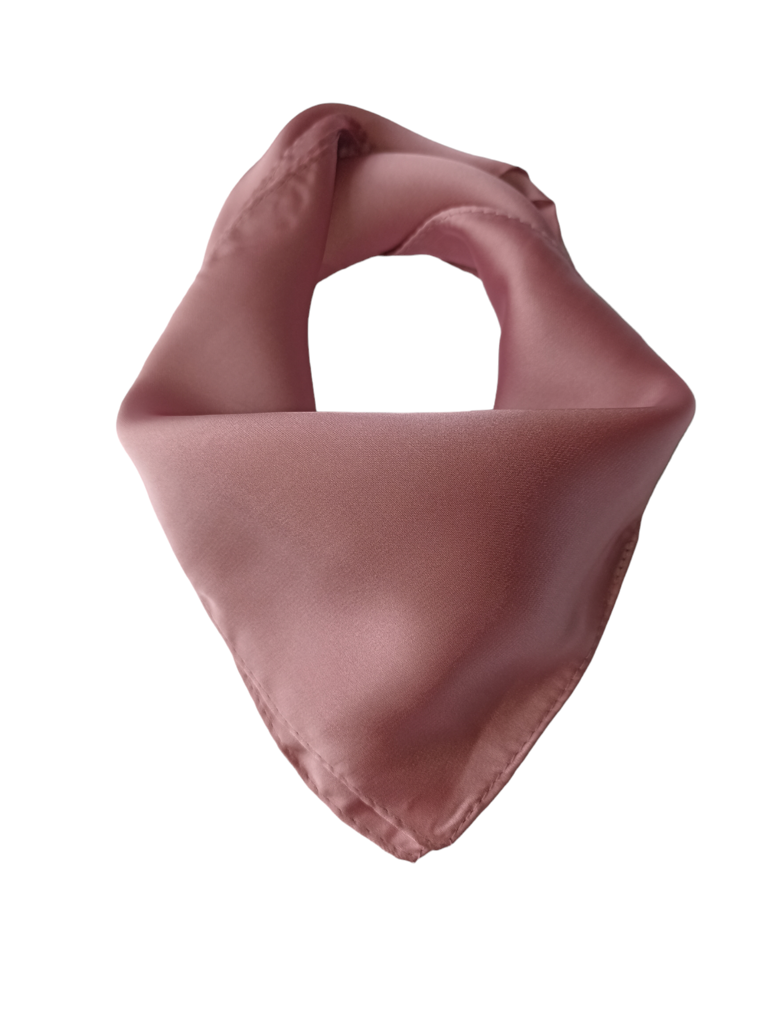 Pañuelo tipo seda color liso rosado palo 0015RSP-0