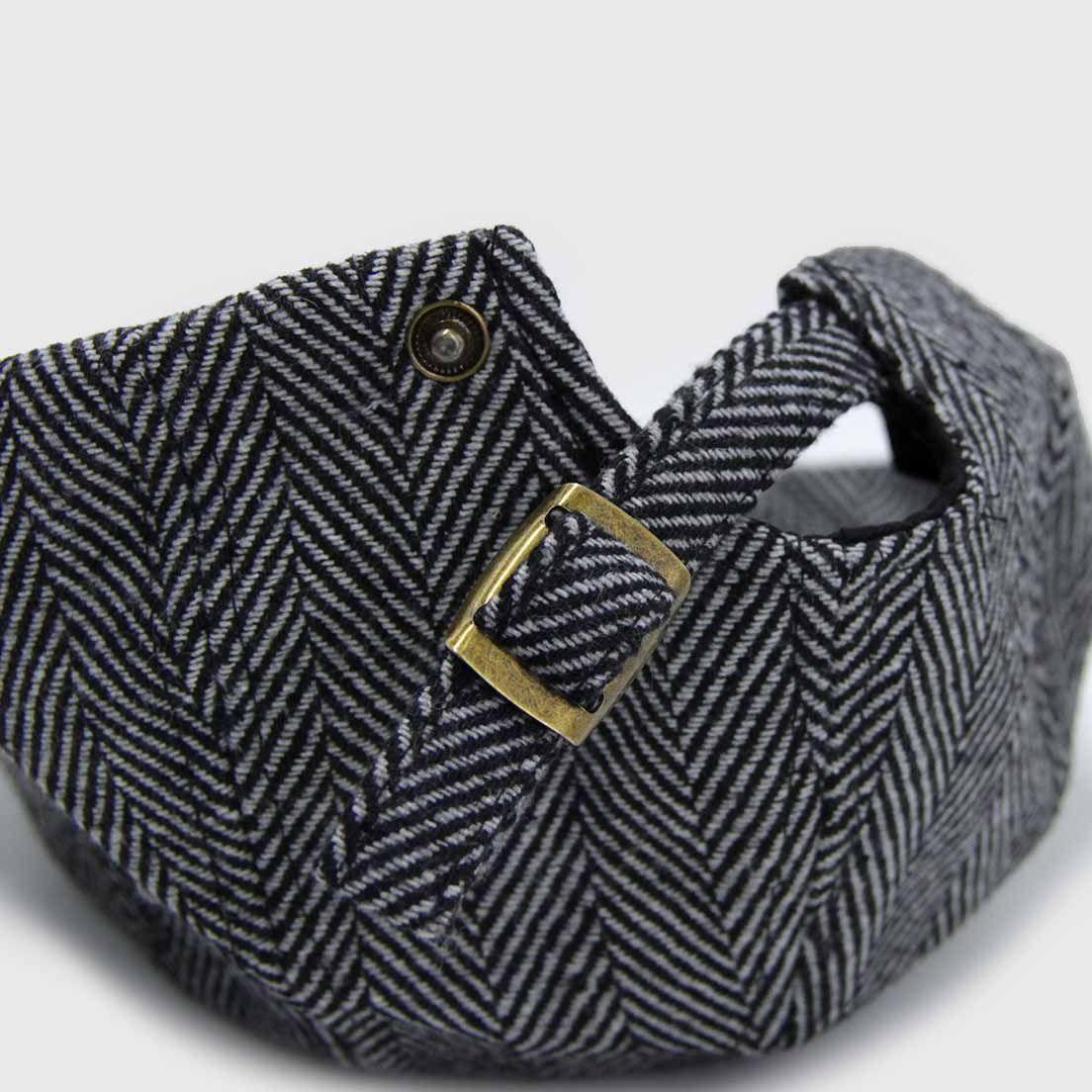 Boina hombre hattera estampado raya blanco 0092BL-2