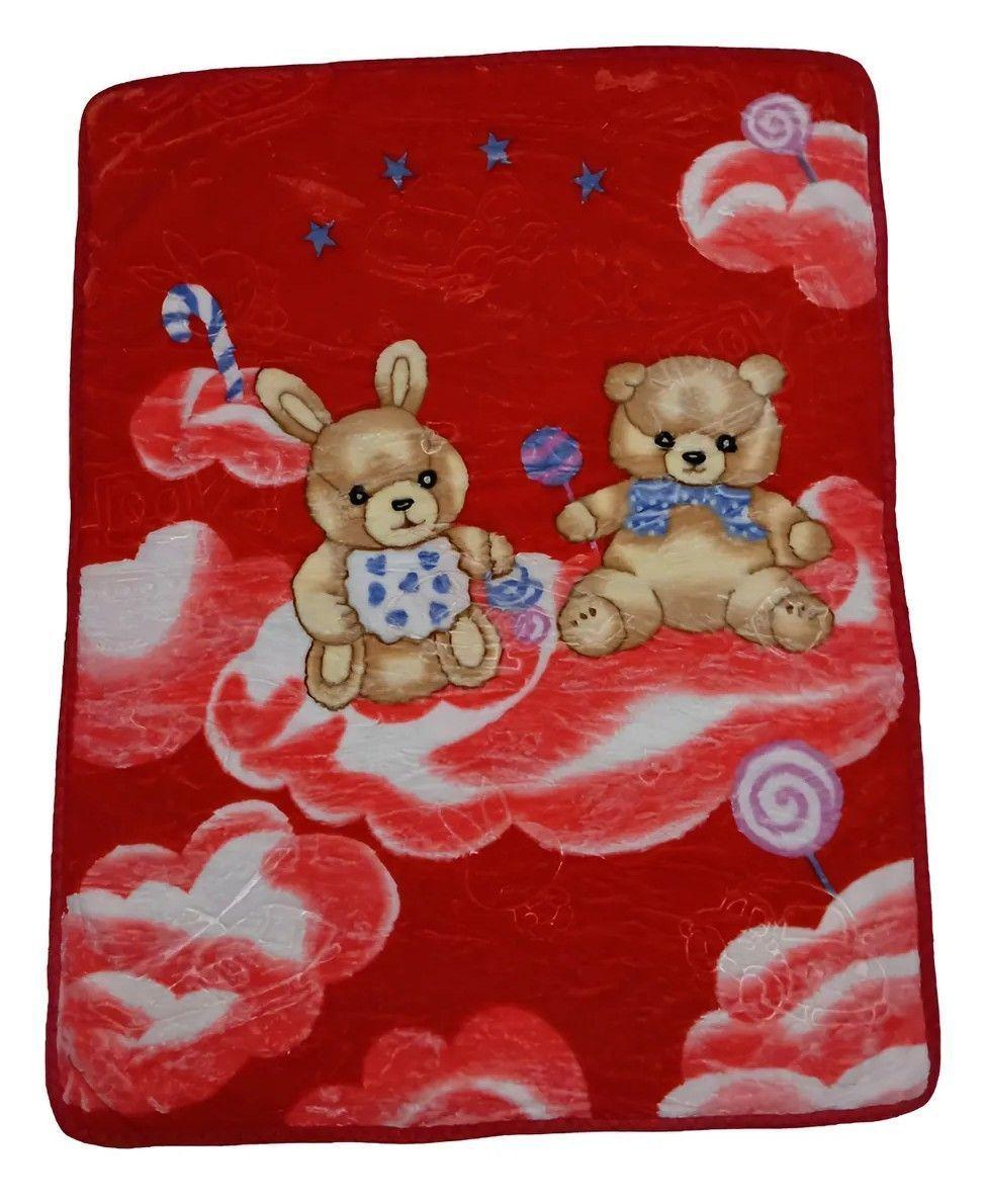Frazada suave para bebé oso nubes 00241-0