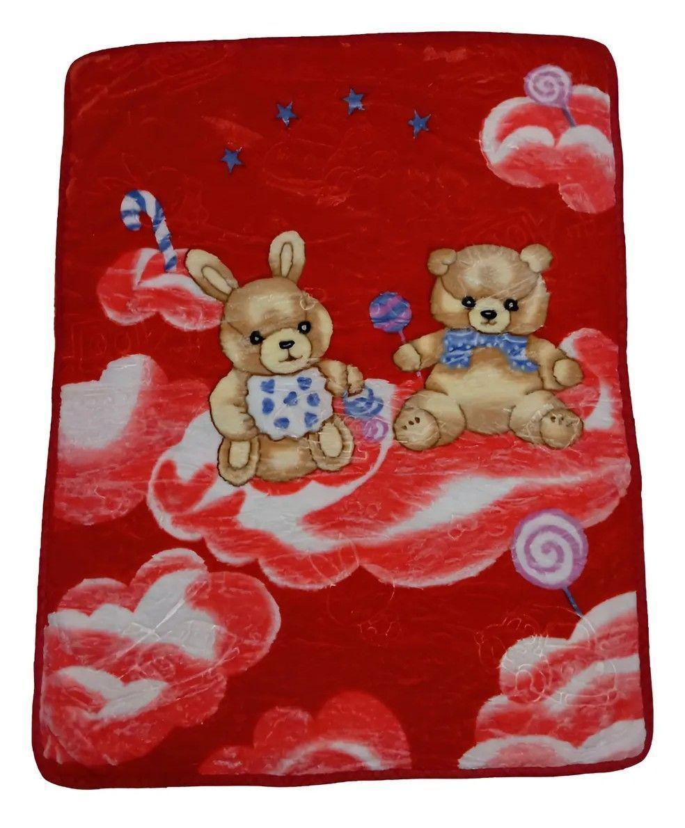 Frazada suave para bebé oso nubes 00241-1