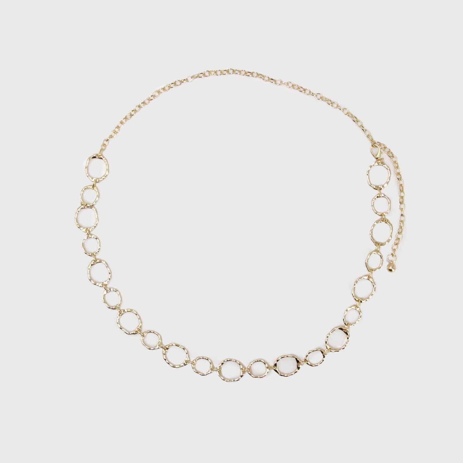 Cinturón de cadena argollas mujer 00178-0