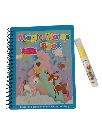 Libro mágico reutilizable para pintar con agua 00173-1