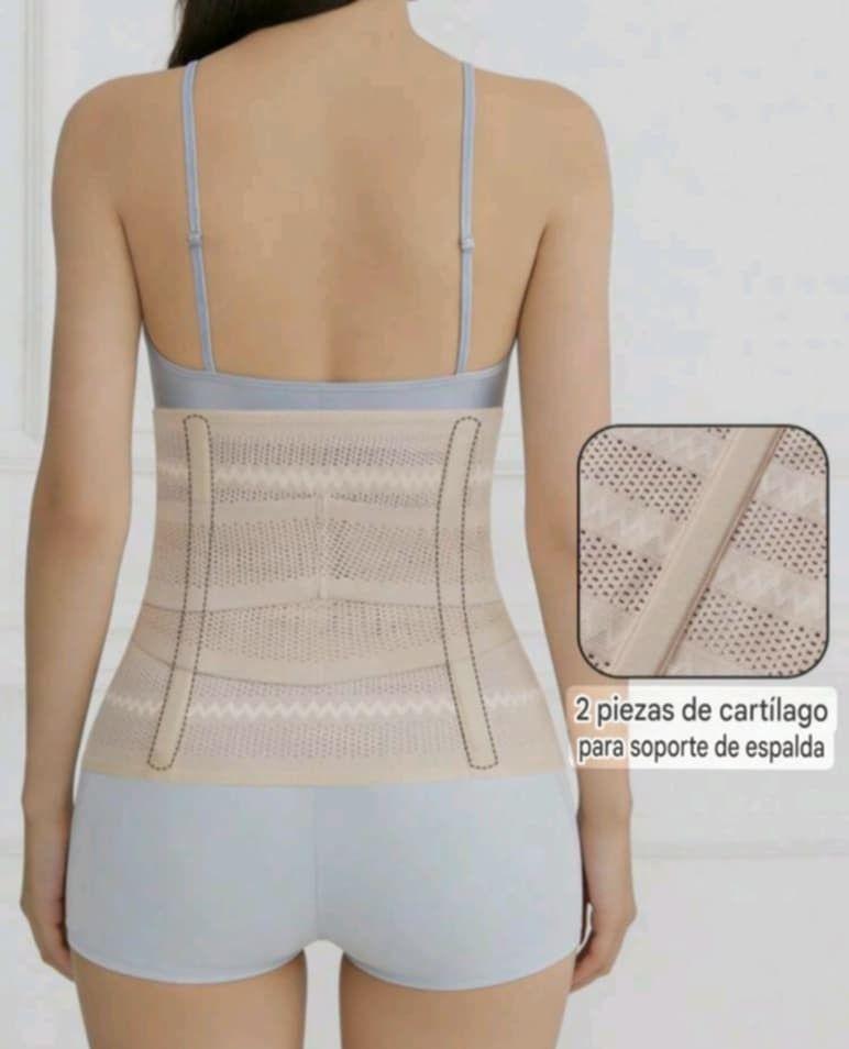 Faja post parto abdominal beige talla M 00150BEM-2