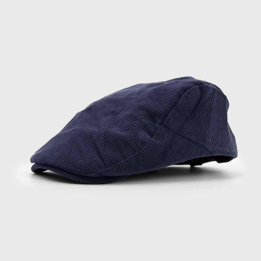 Boina hombre inglesa cotelé azul marino 0011AZM-1