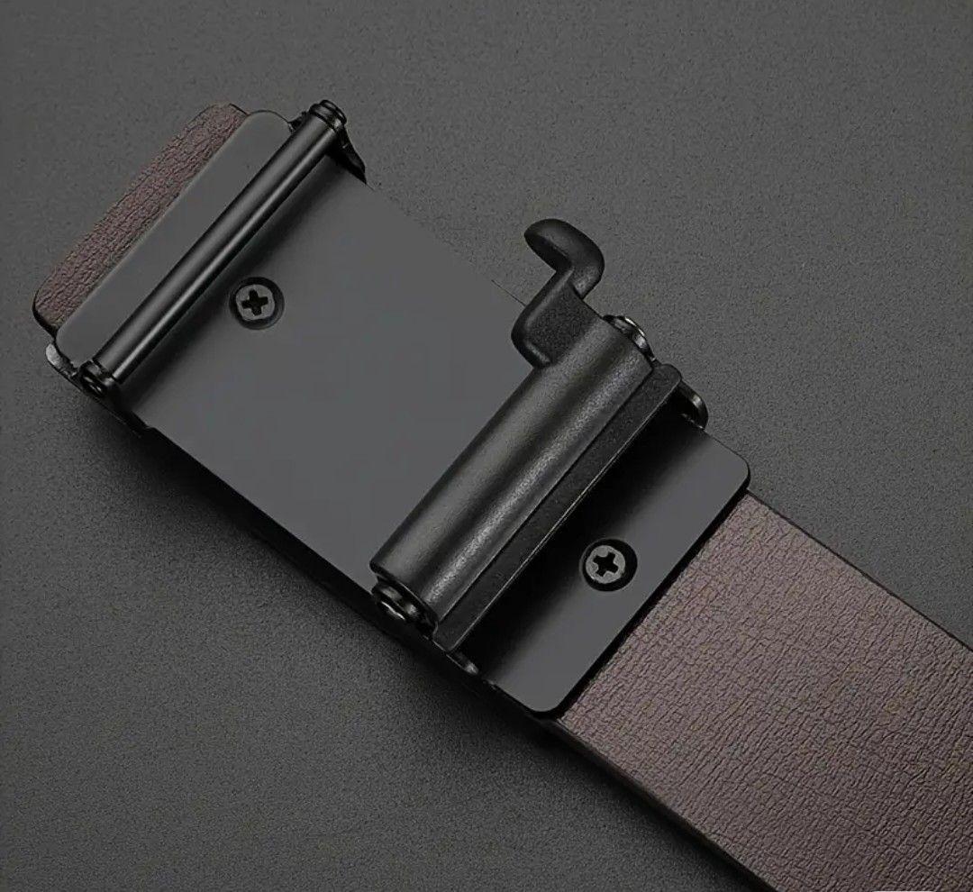Cinturón hombre hebilla automática triangulo plateado 00230PL-2