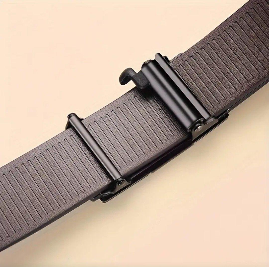 Cinturón hombre hebilla automática triangulo plateado 00230PL-4