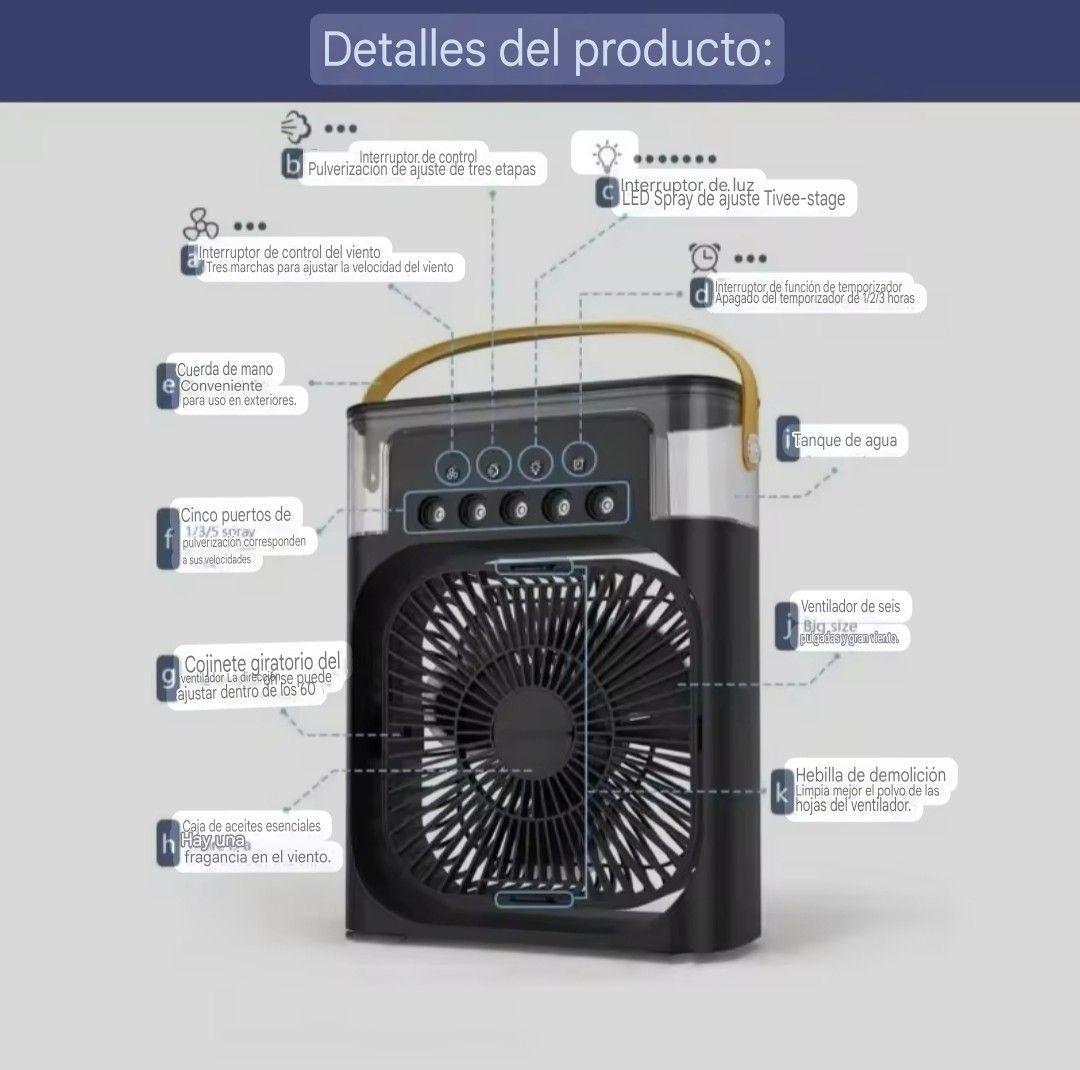 Ventilador humidificador usb 00192-4