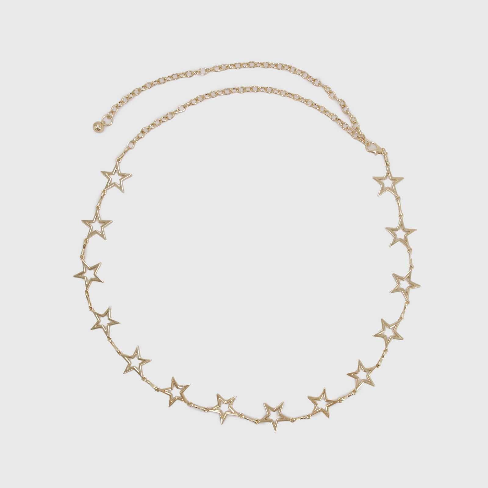 Cinturón de cadena estrellas mujer 00265-0