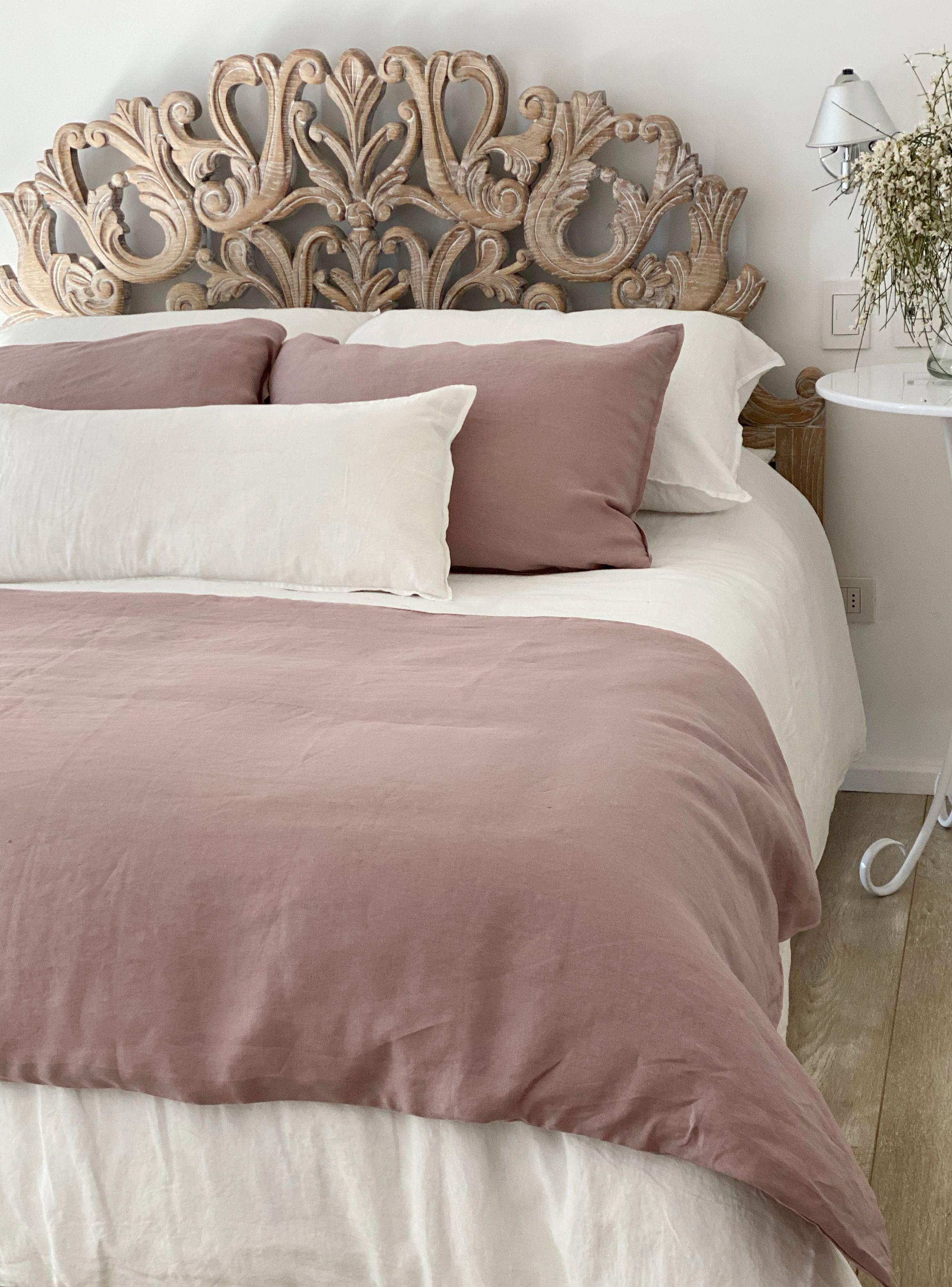 Piecera Lino Loa XL - 240x100 cms - Rosa - Naturalino-2