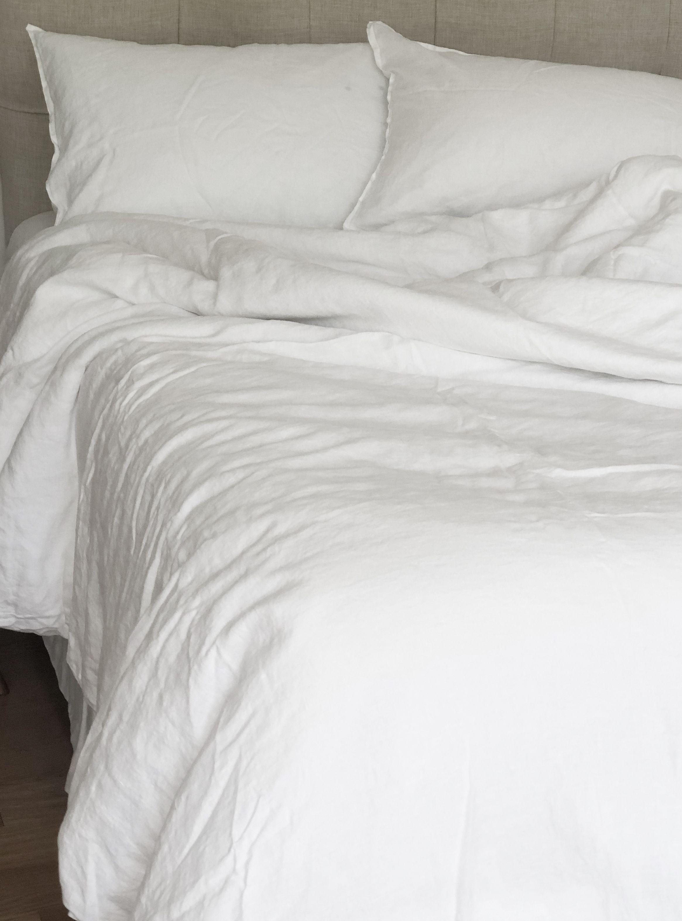 Funda de Almohada Lino - King 50x90 cms - Blanco - Naturalino-3