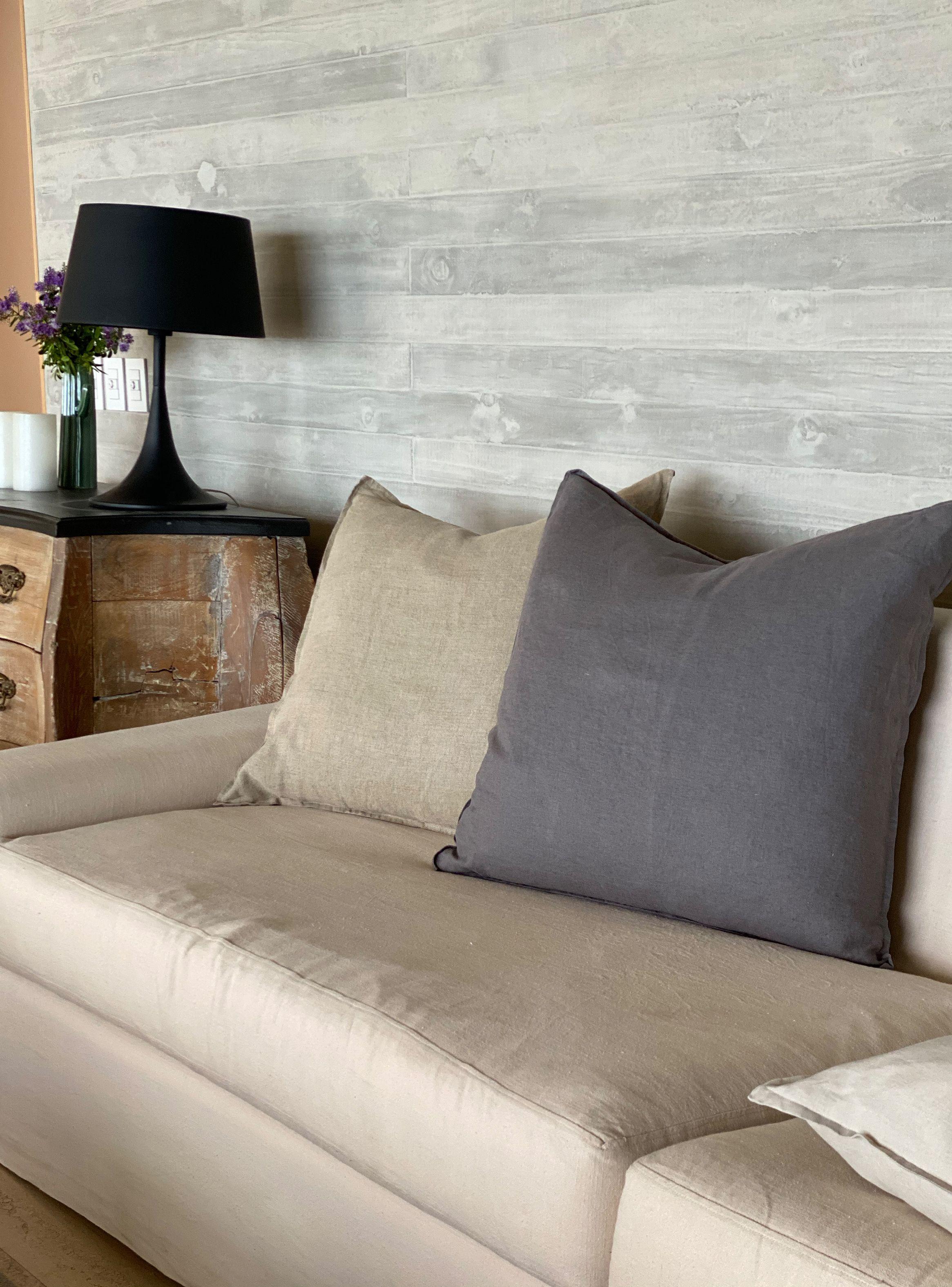 Funda Cojin 65x65 Atacama Gris Oscuro 340 GSM-3