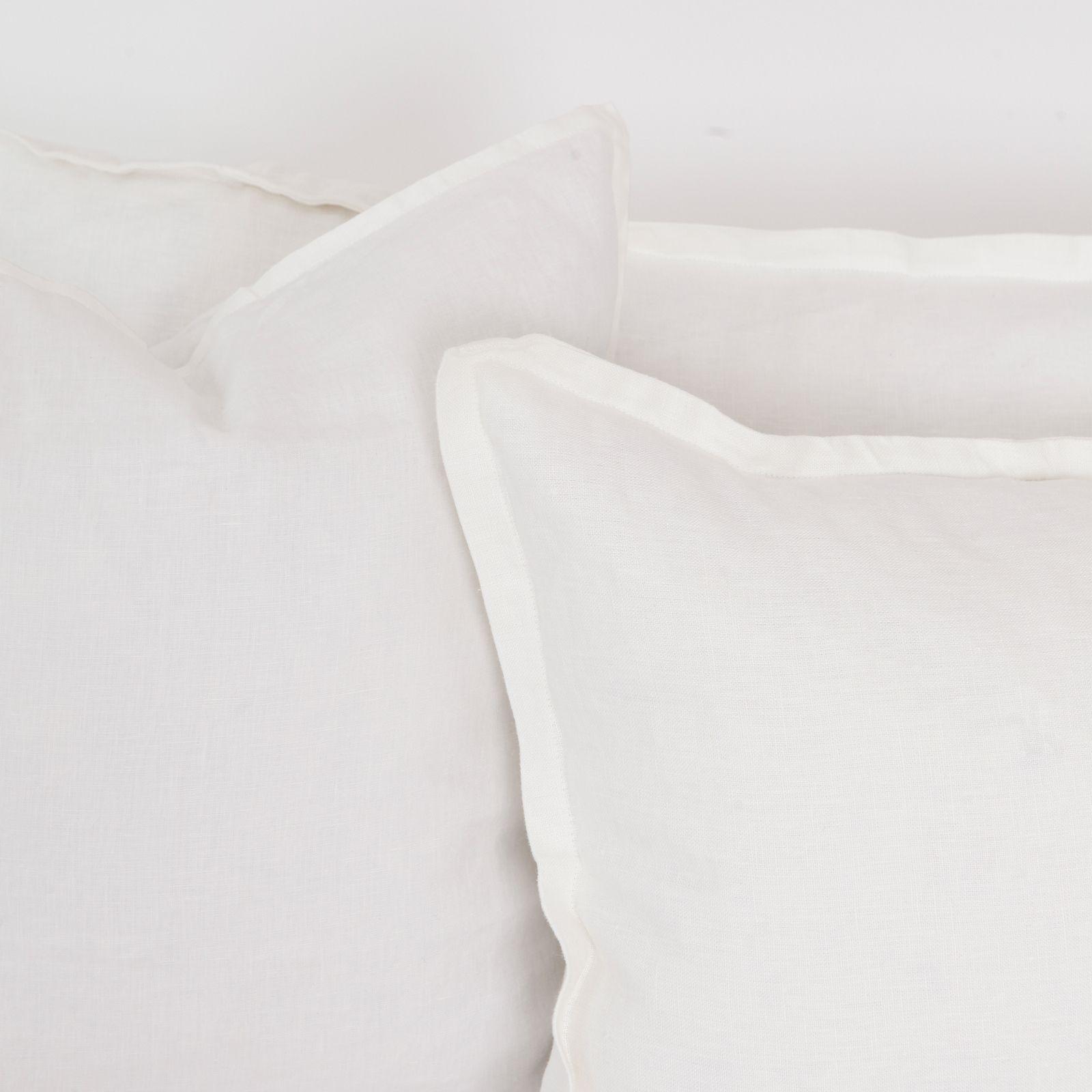 Funda Cojín Andes 40x60 Blanco Lino grueso-2