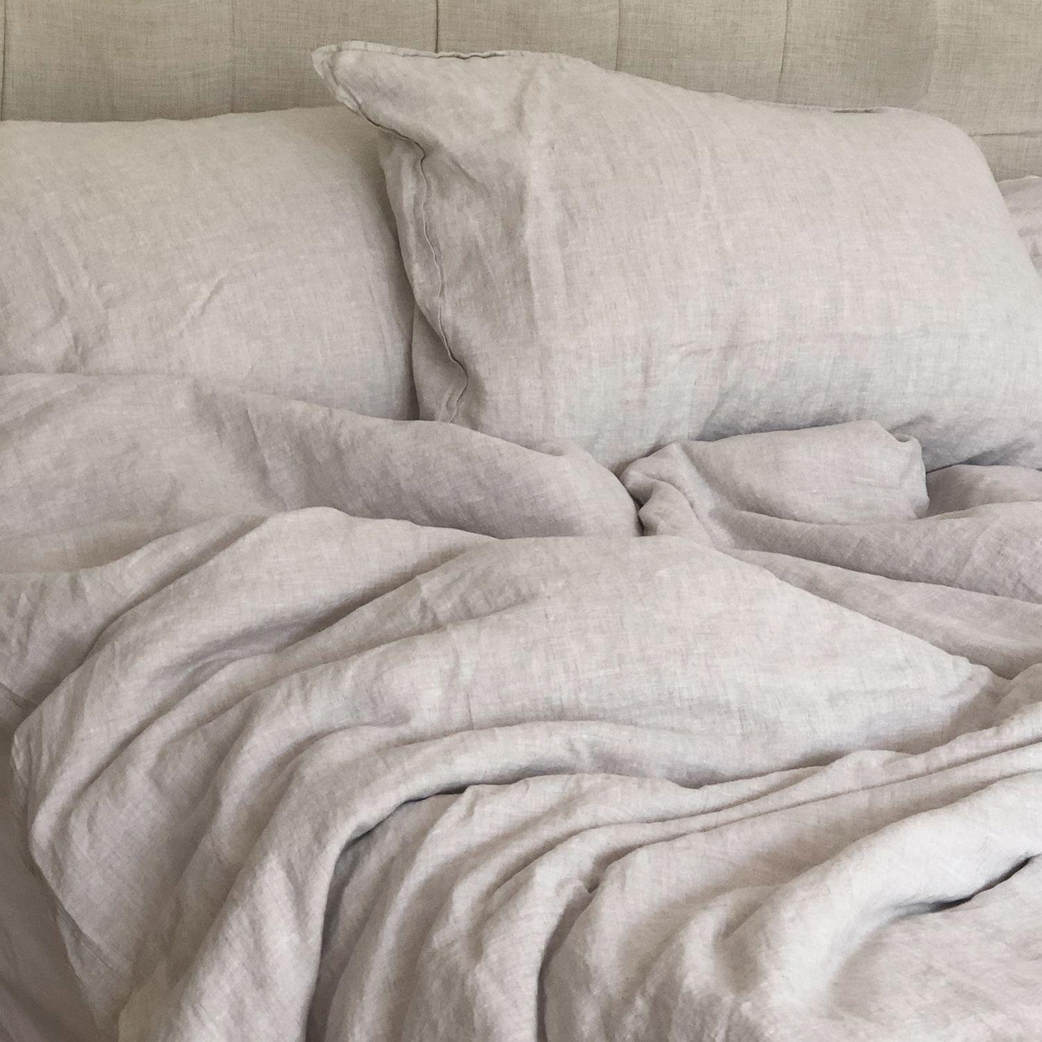 Funda de Plumón Lino 1,5Pl Hueso-2