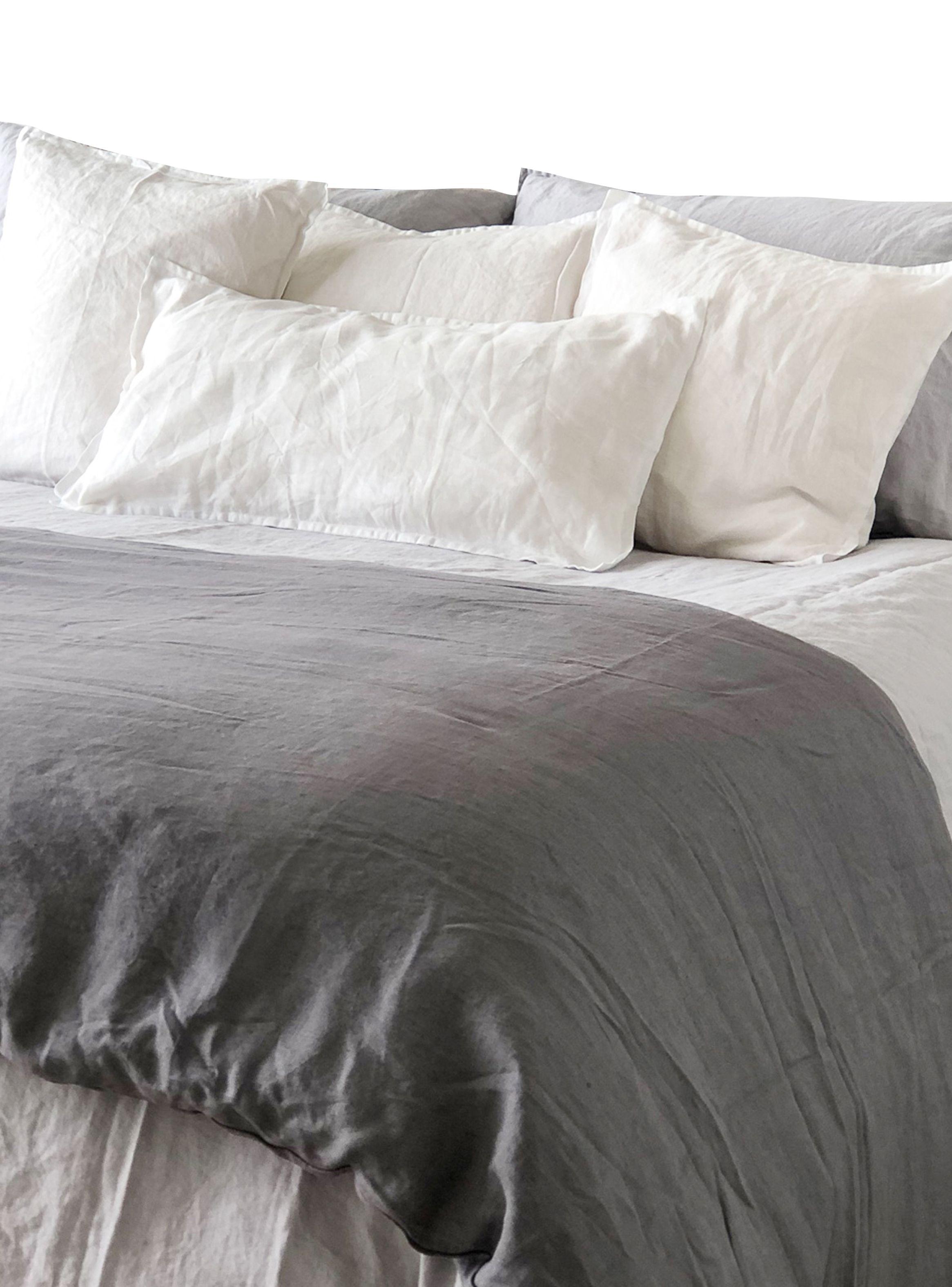 Piecera Lino Loa Standard - 180x100 cms - Gris Oscuro - Naturalino-4