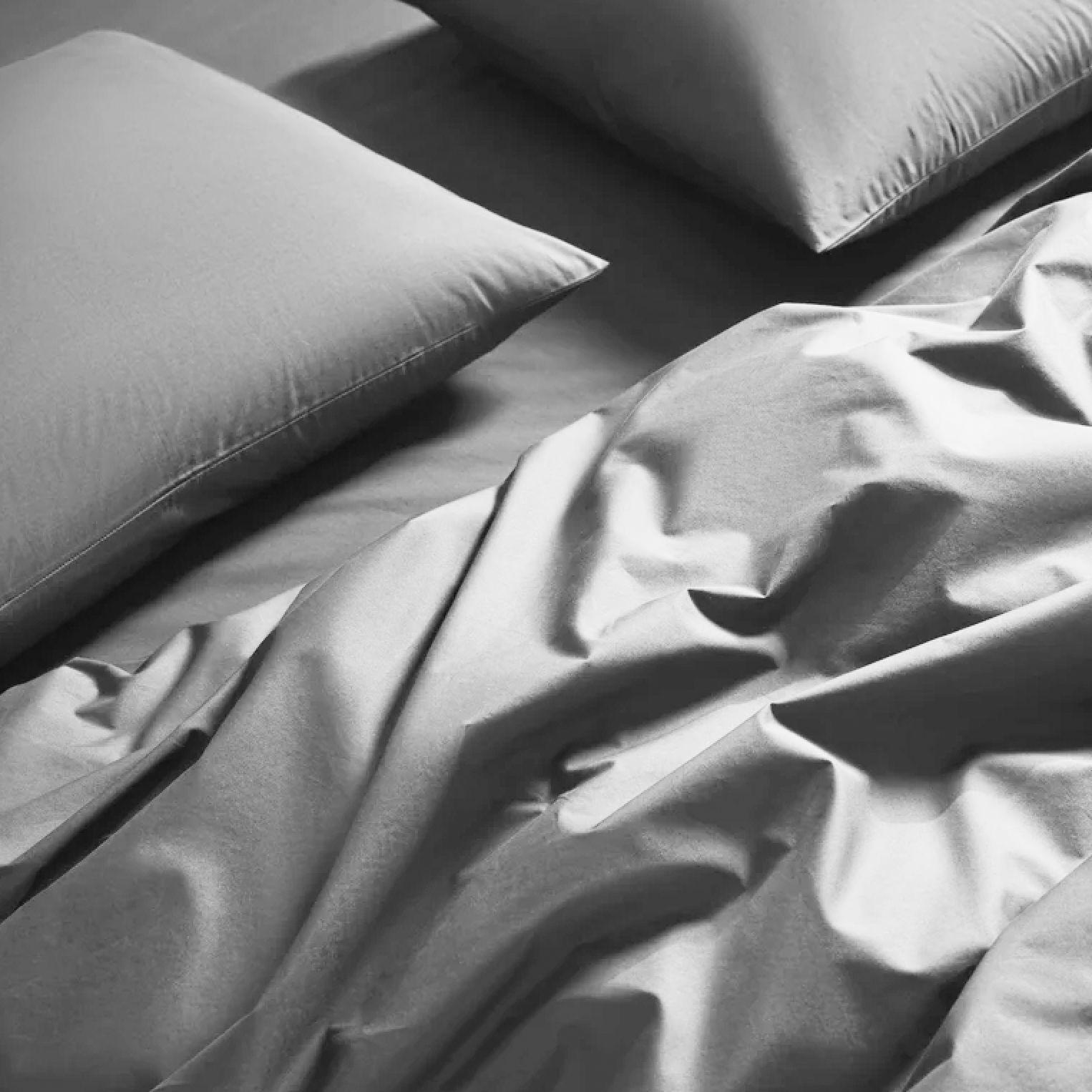 Funda Plumón Percal Super King Gris Oscuro-2