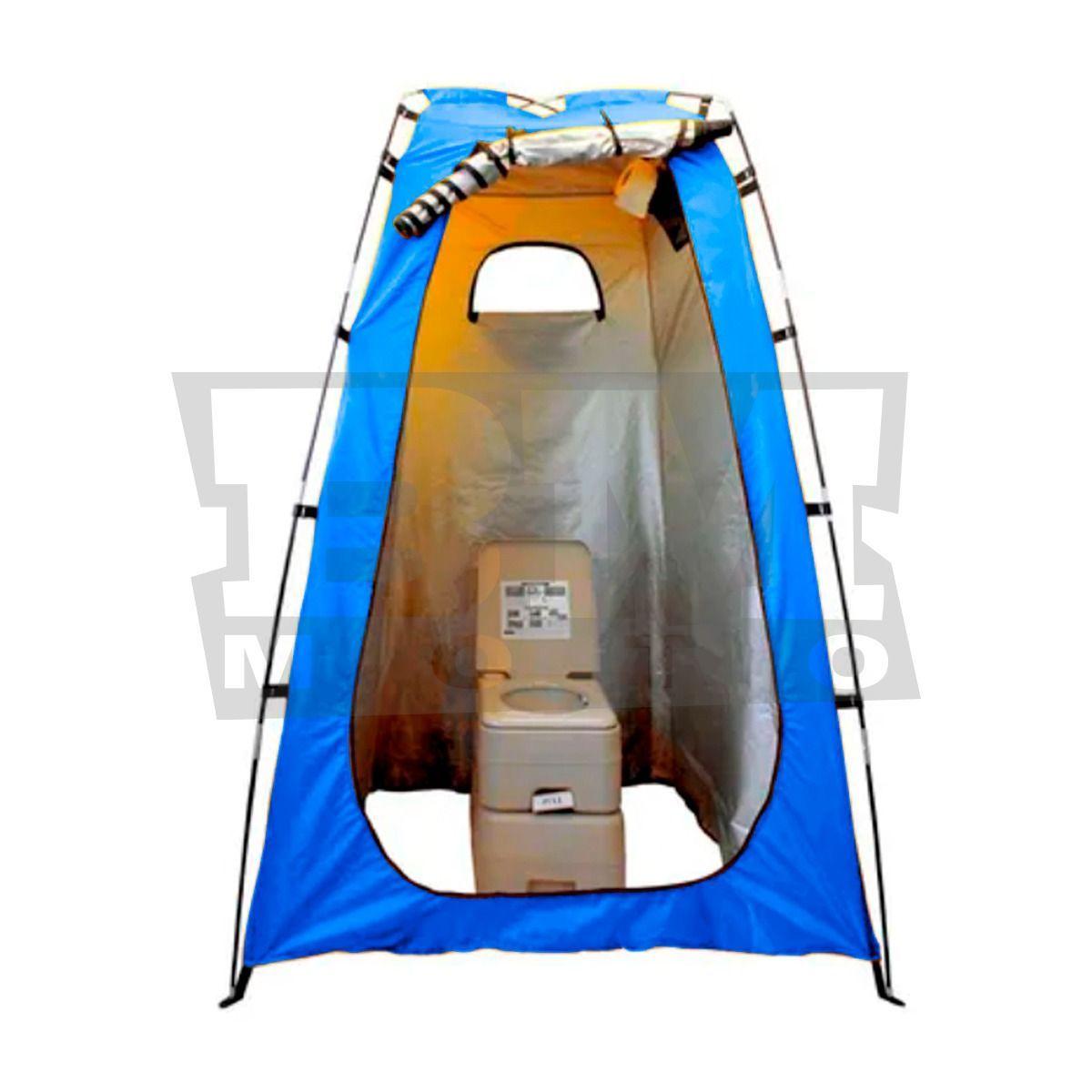 Kit Camping Baño Químico Portátil 20lt  Ducha Solar  Carpa-3