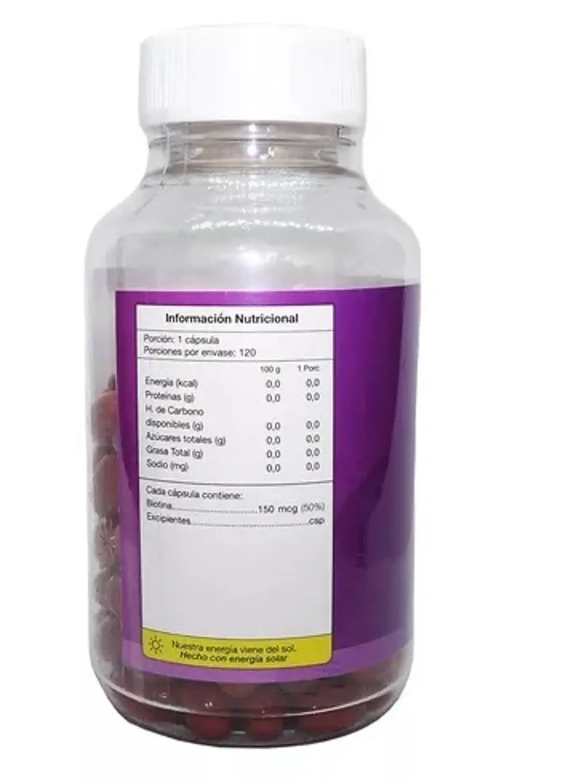 Pack 2 Biotina Ultra Nf 240 Capsulas 2x120 Caps-1