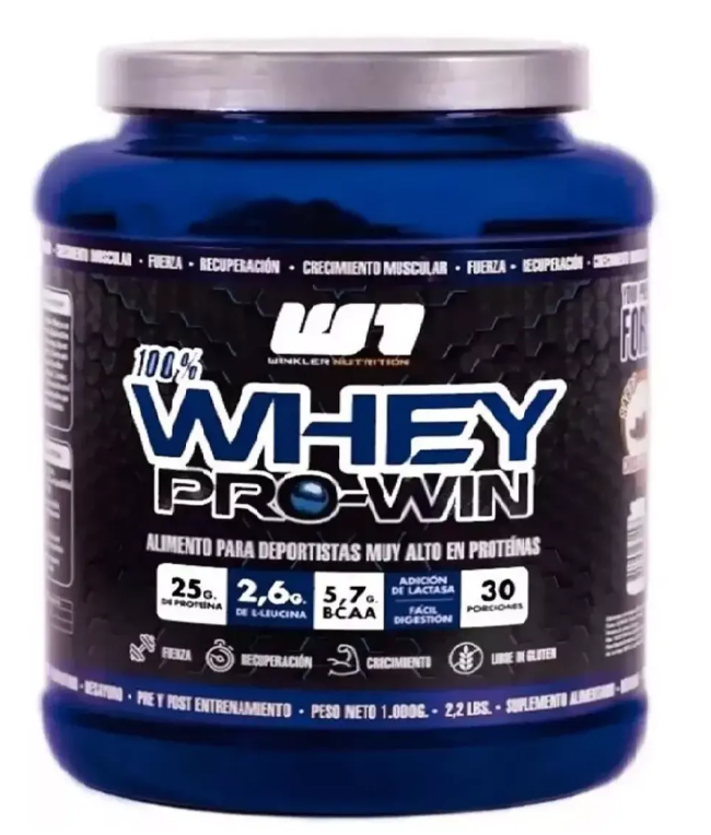 Proteina Pro Win 100% Whey 1 Kg 30 Serv Winkler Cappuccino-0