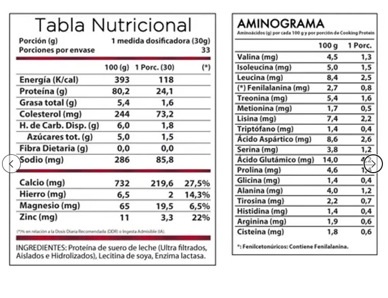 Proteina Whey Cooking Winkler 1,28 Kilos p/ Cocinar-1