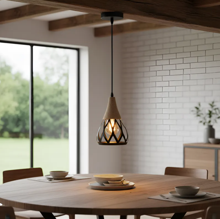 LAMPARA COLGANTE PORTA E271 CAÑAMO-2