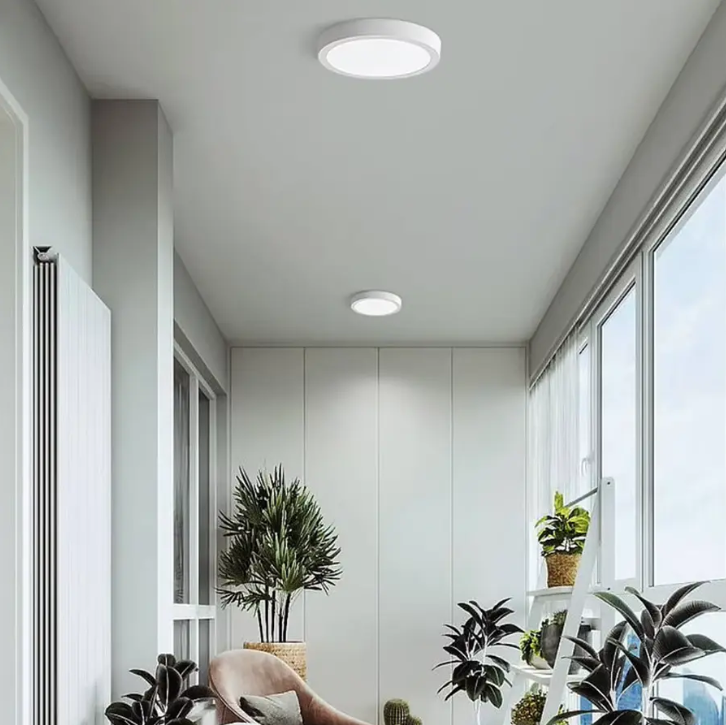 PANEL LED SOBREPUESTO REDONDO 18W FRIO-3