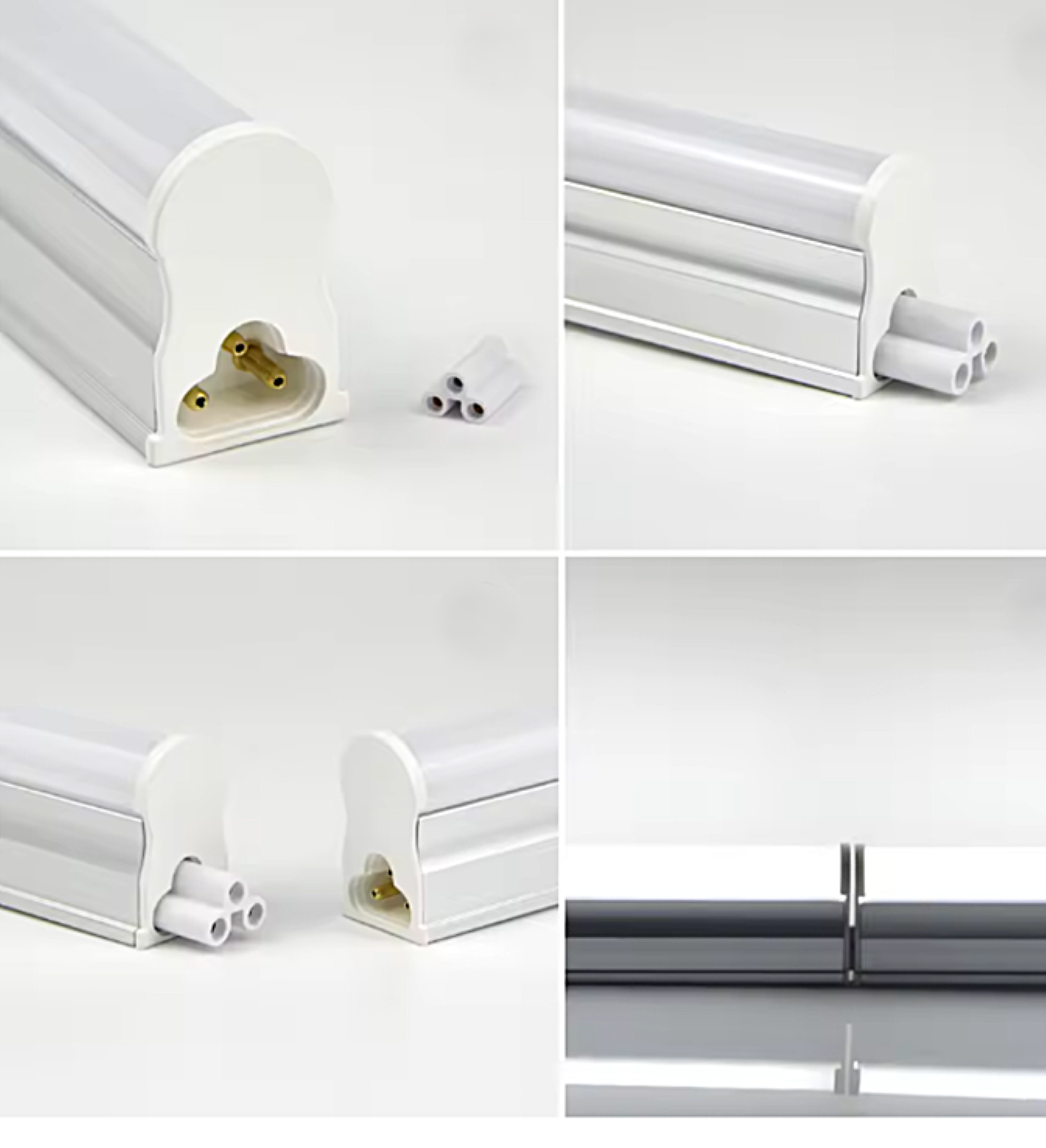 TUBO LED T5 CON BASE EMPAVONADO 5W 30CM 5700K-2