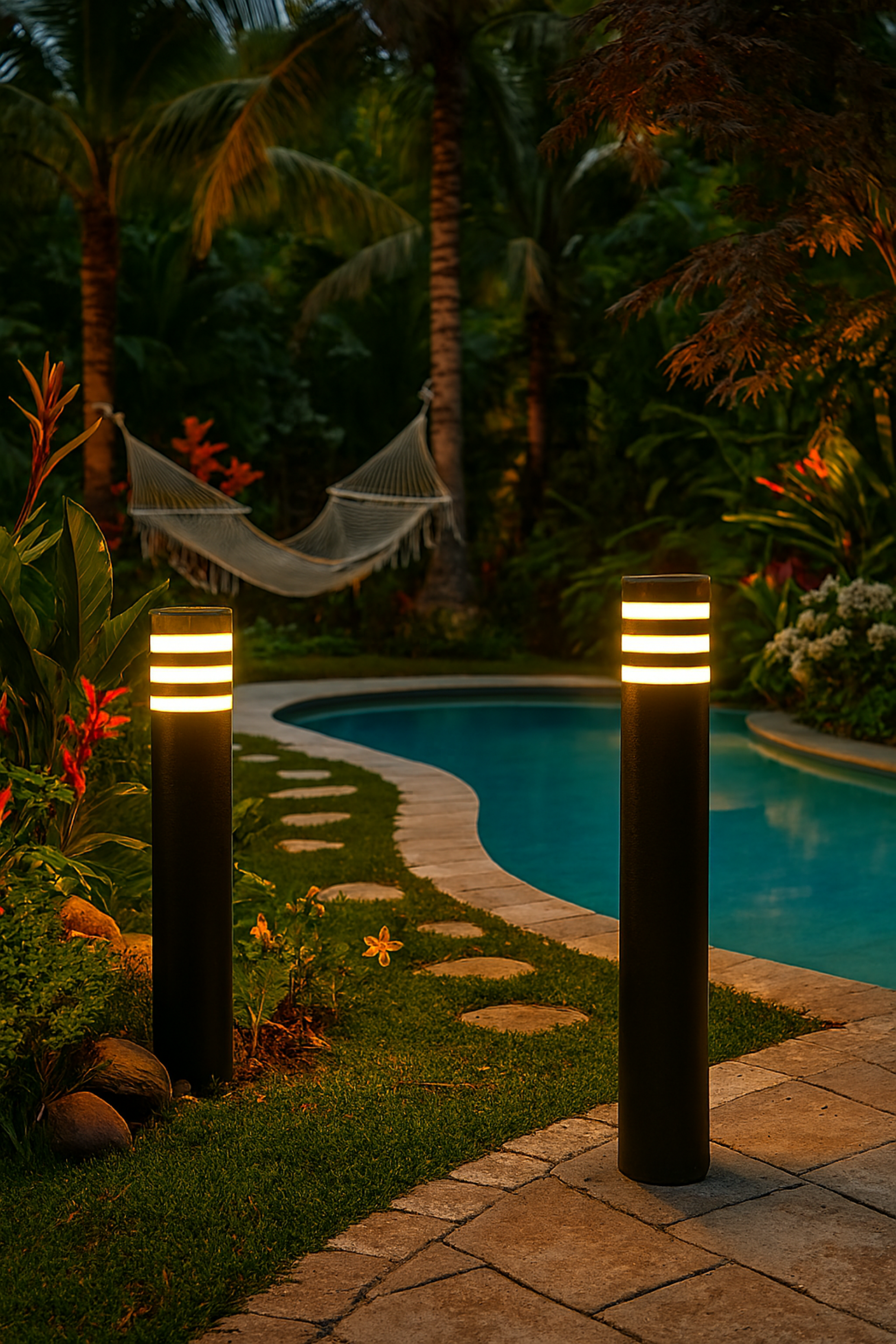 APLIQUE DE PISO EXTERIOR E27 60CM-5