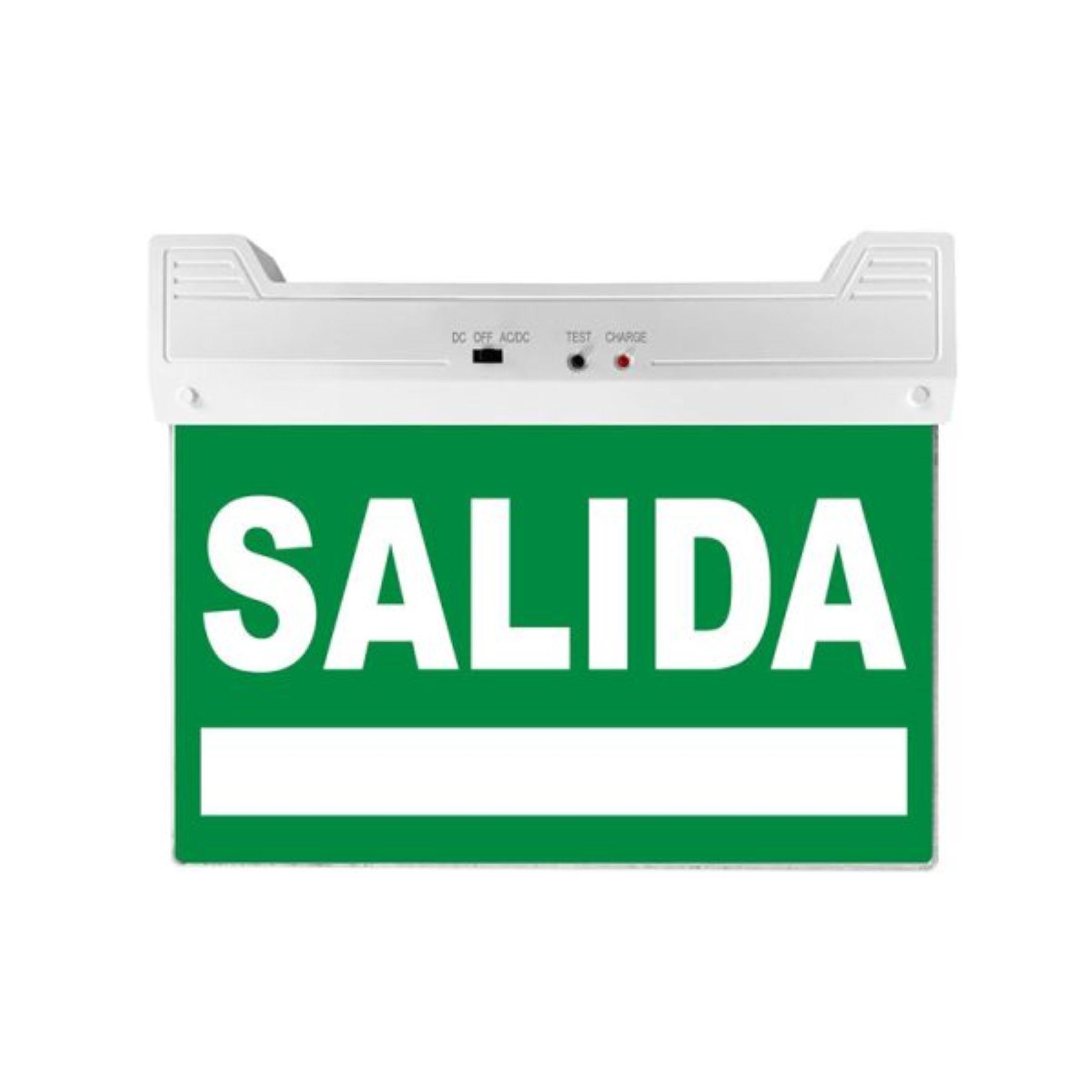 LUZ LED DE EMERGENCIA CON LETRERO SALIDA 3W SEC-0