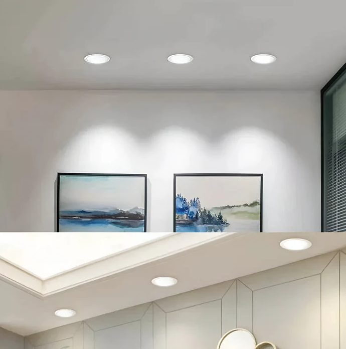 PANEL LED ECO EMBUTIDO REDONDO 6W FRIO-3