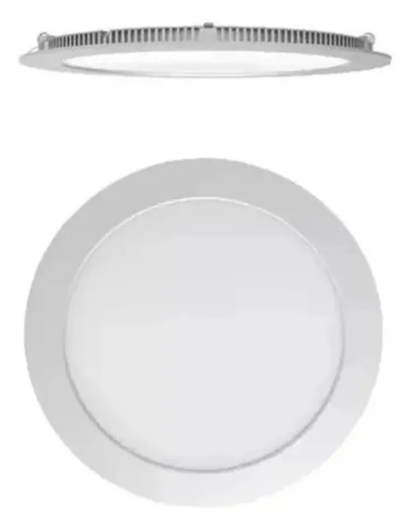 PANEL LED ECO EMBUTIDO REDONDO 6W CALIDO-2