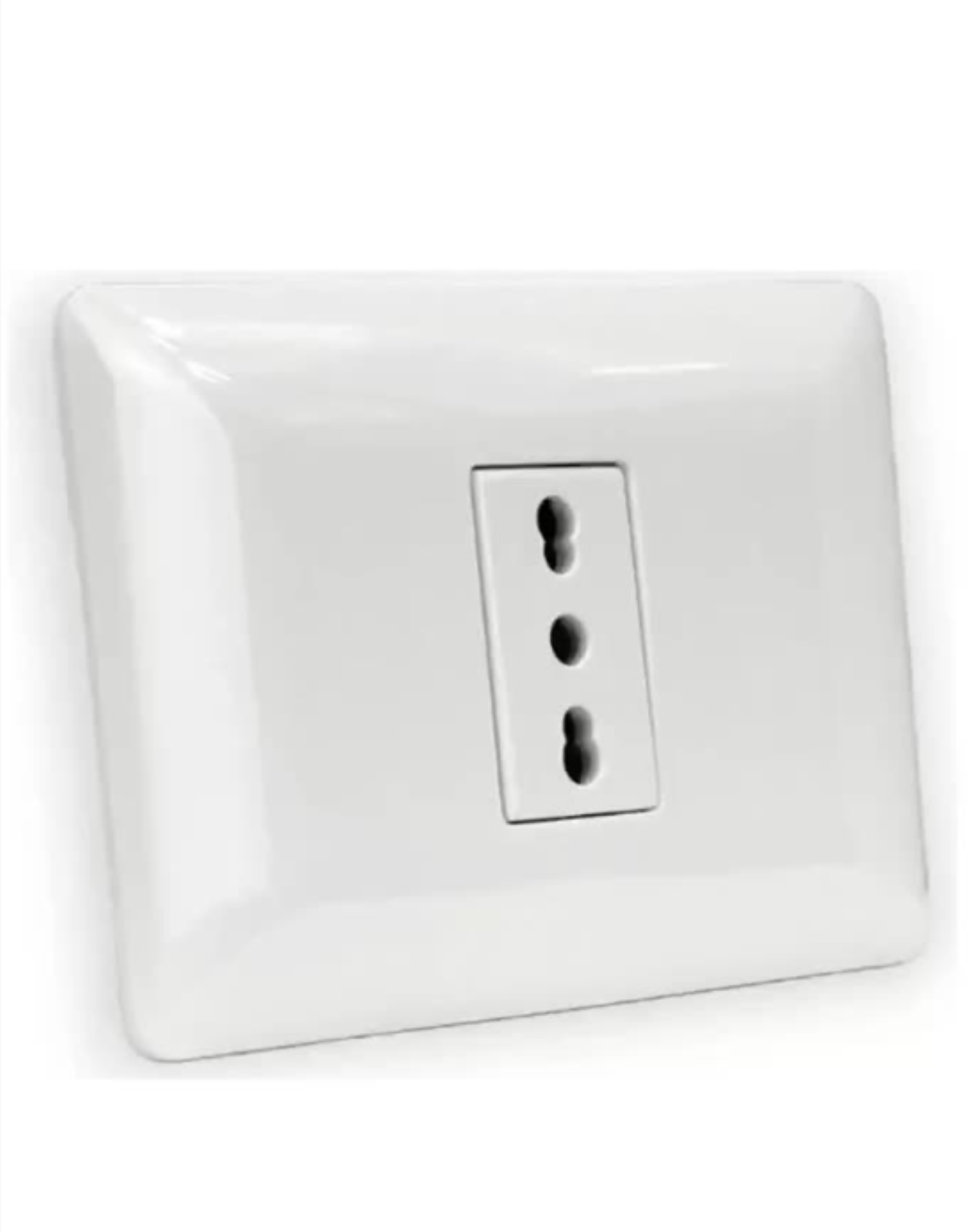 PACK 10 TOMACORRIENTE SIMPLE10 16A 250V BLANCO-2