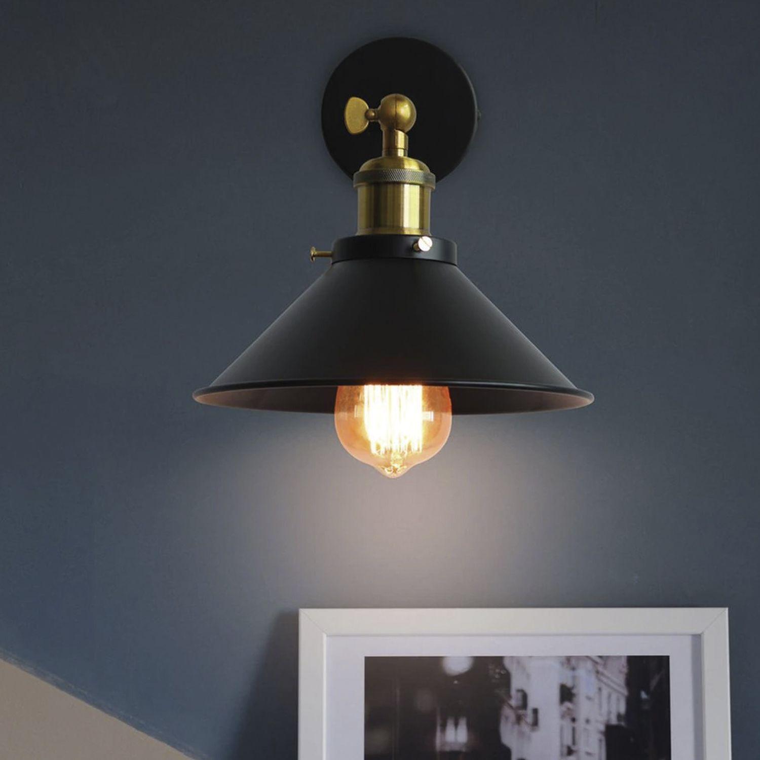 APLIQUE ESTILO LAMPARA PORTA E27 -3