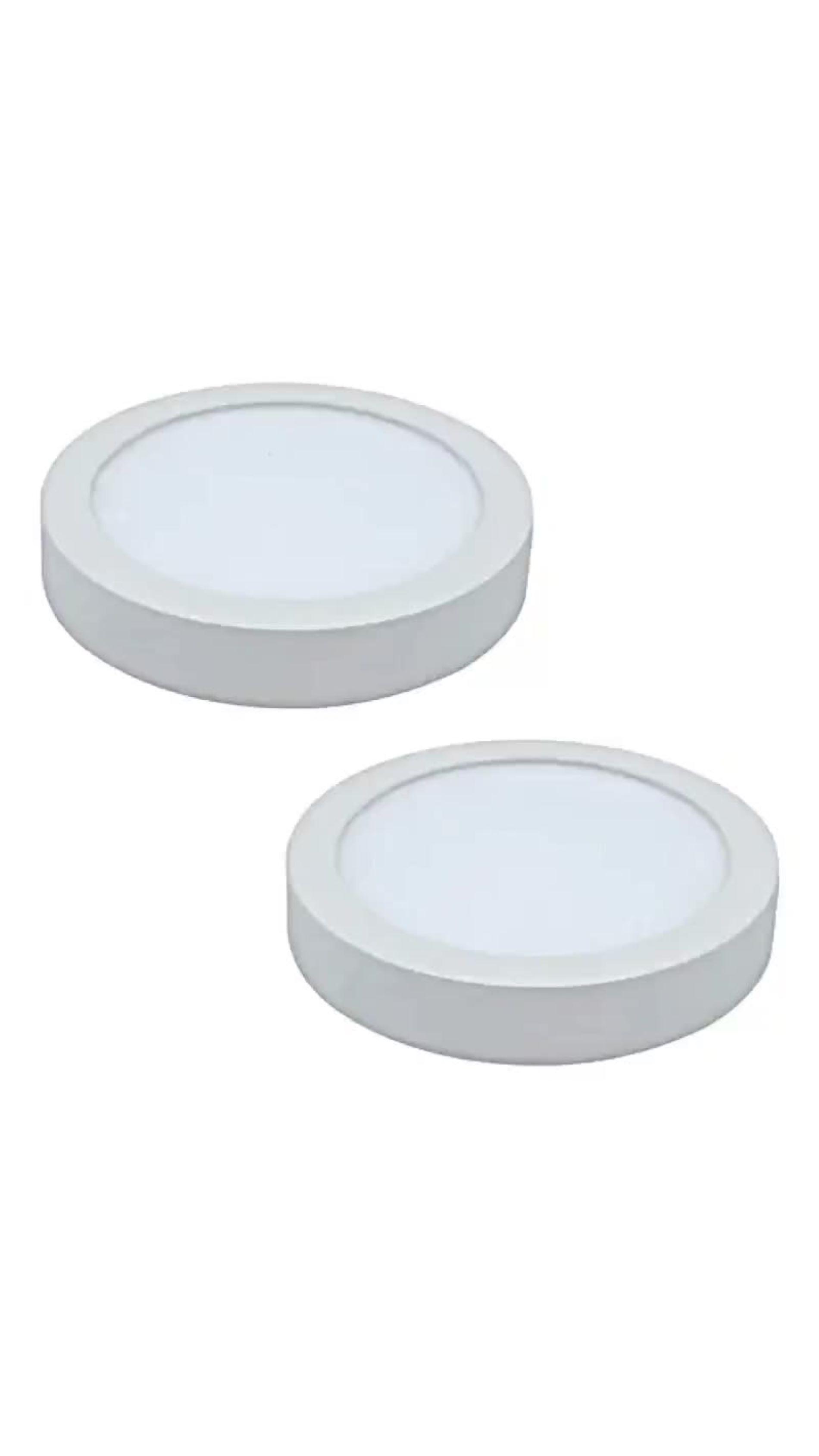 PACK 2 PANELES LED SOBREPUESTO REDONDO 24W NEUTRO-0