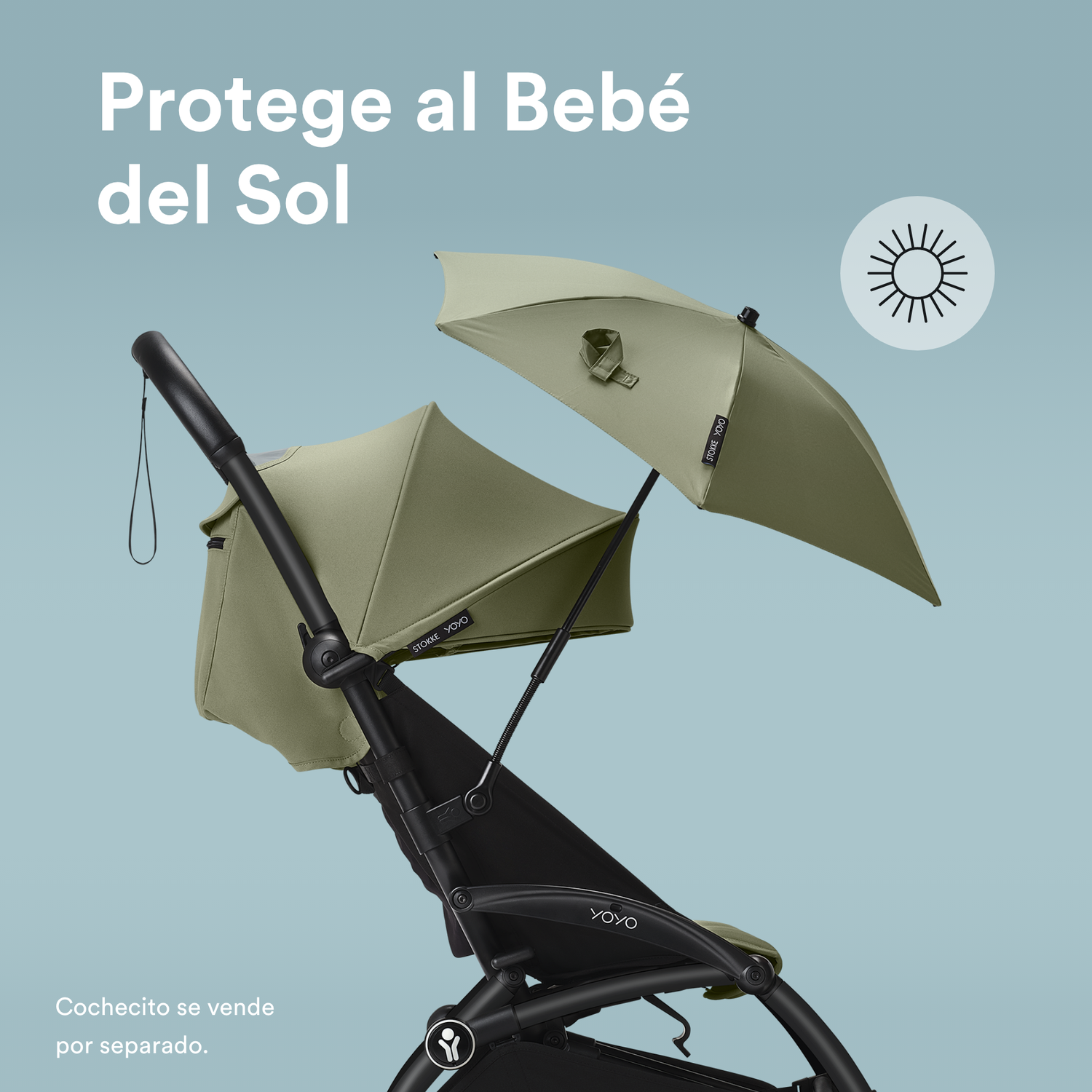 Sombrilla YOYO - Olive | YOYO by Stokke-1