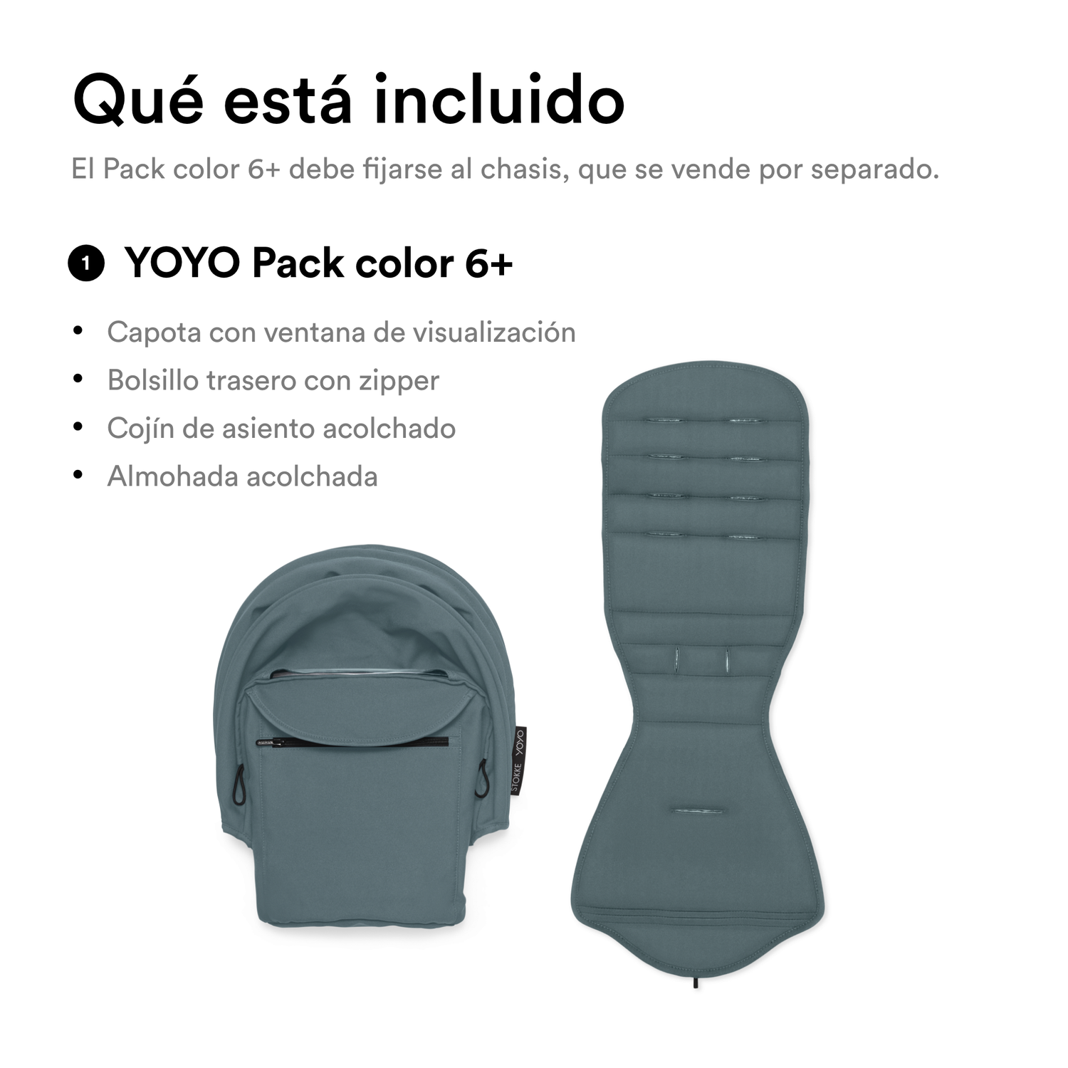 Asiento 6+ para Coche Ultracompacto Stokke® YOYO³ - Aquaᵘˢ | YOYO by Stokke-5