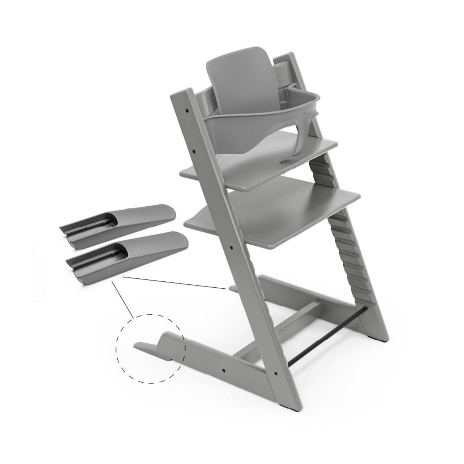 Baby Set² para Silla Tripp Trapp® - Storm Grey | Stokke-2