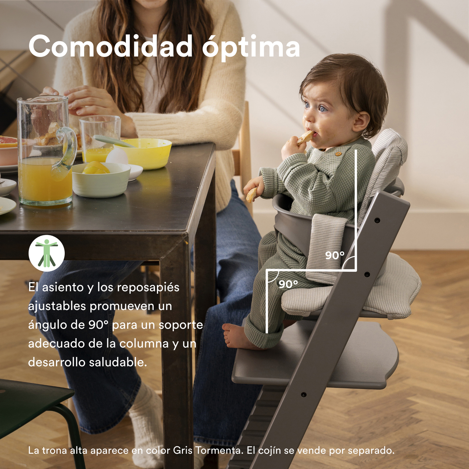 Pack Silla Tripp Trapp® + Baby Set - Black | Stokke-6