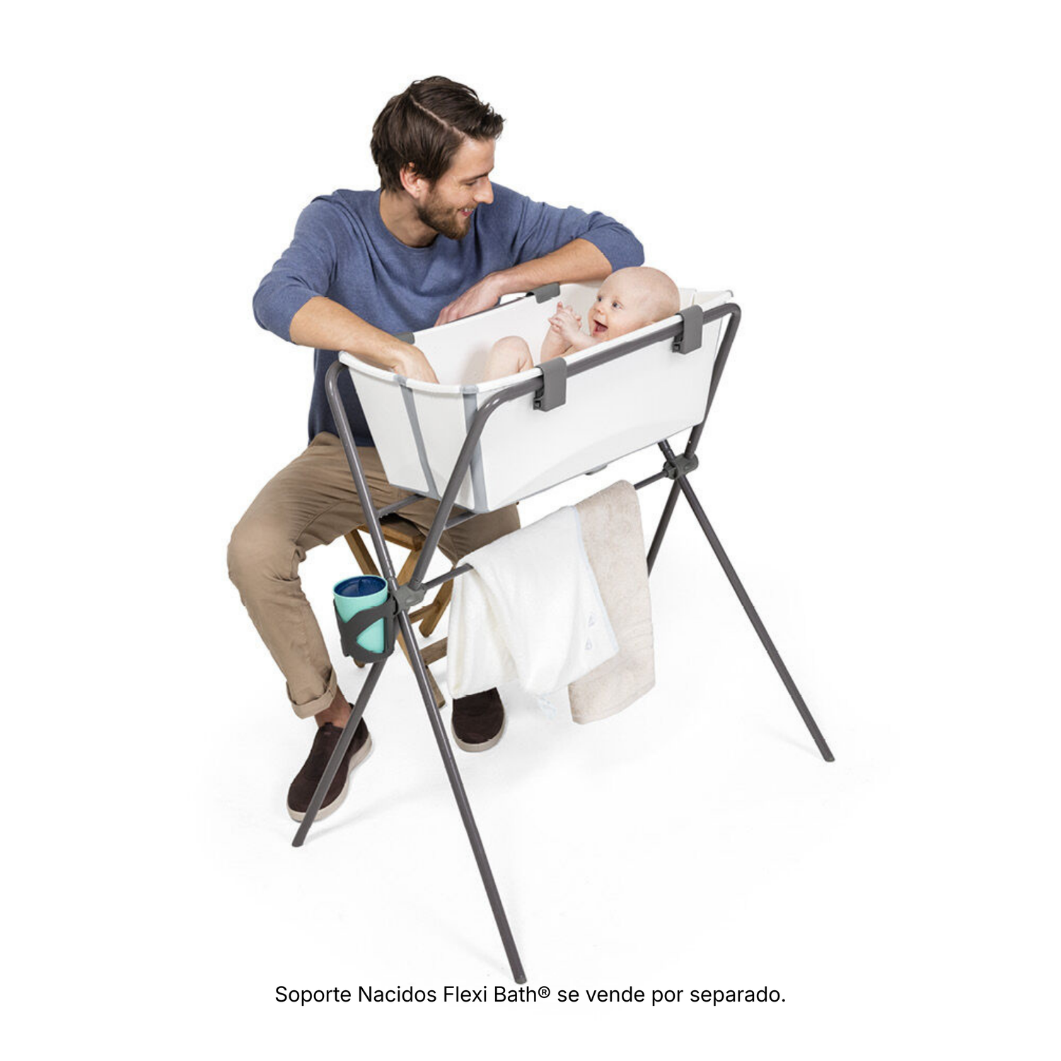 Tina Plegable Flexi Bath® - Blanco | Stokke-2