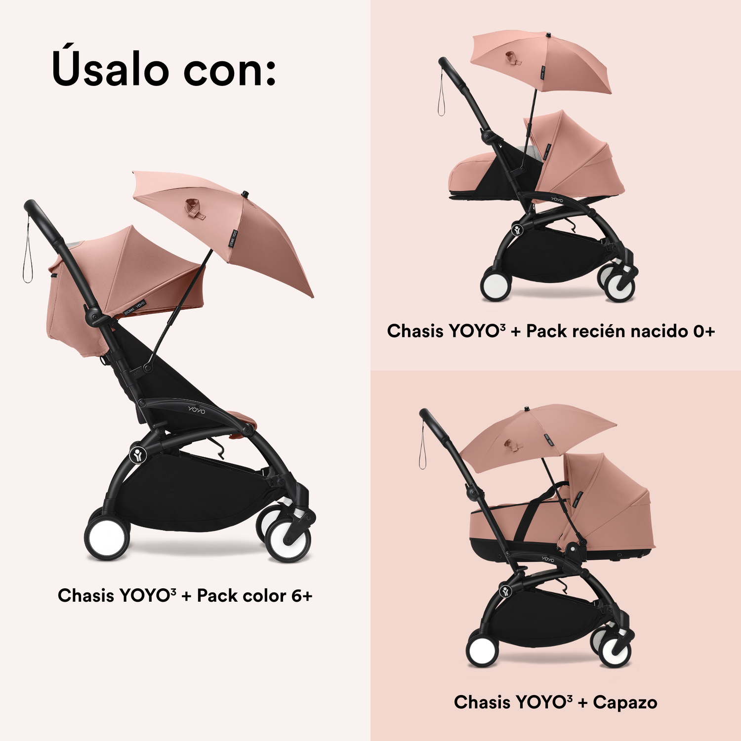 Sombrilla YOYO - Ginger | YOYO by Stokke-3